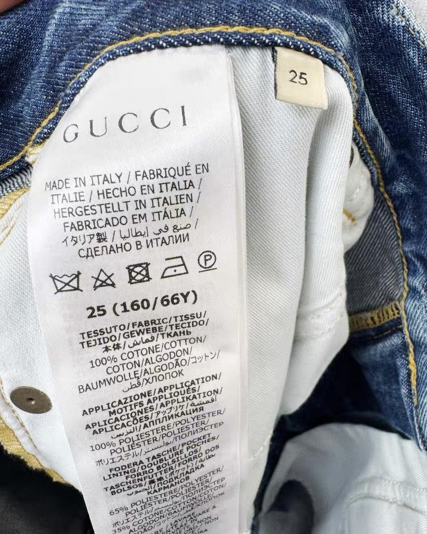 Gucci Gucci denim mid-calf pants Size 25" / US 0 / IT 36 - 4 Thumbnail