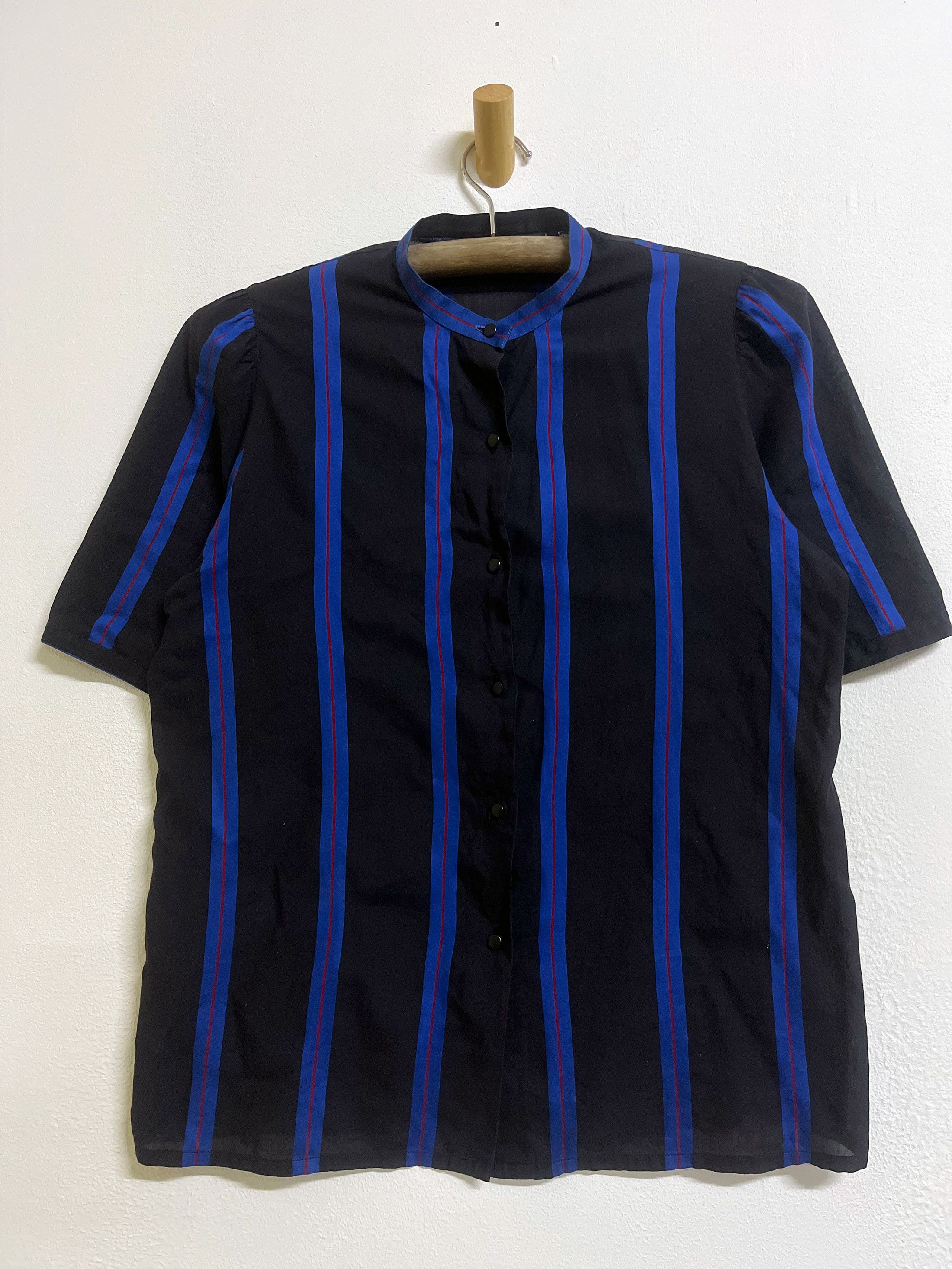 Christian Dior Monsieur Vintage Dior Vertical Border Striped Mandarin Collared Size M / US 6-8 / IT 42-44 - 1 Thumbnail