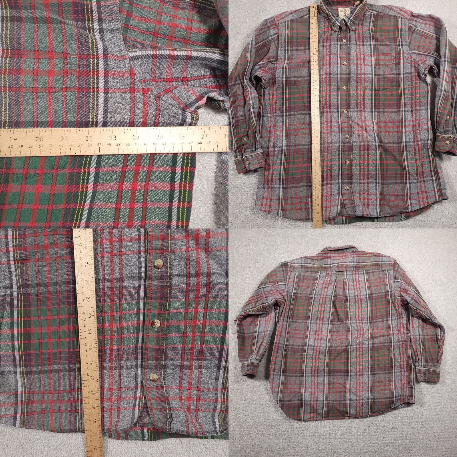 Vintage VINTAGE RedHead Flannel Shirt Mens 2XLT Plaid Button-Down Workwear Grunge Shirt Size US XXL / EU 58 / 5 - 9 Thumbnail