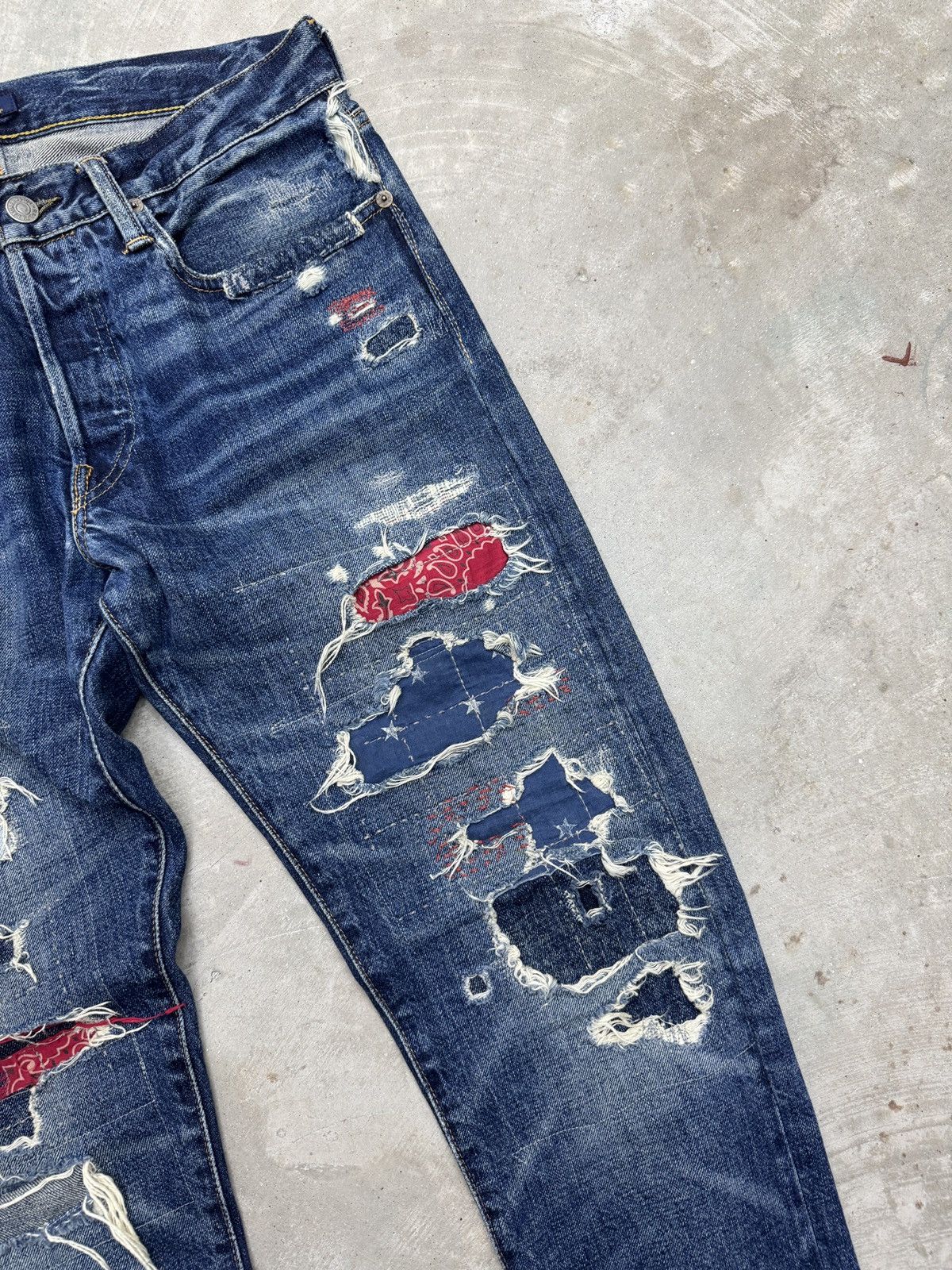 Polo Ralph Lauren Polo Ralph Lauren USA Distressed Denim Size US 30 / EU 46 - 5 Thumbnail