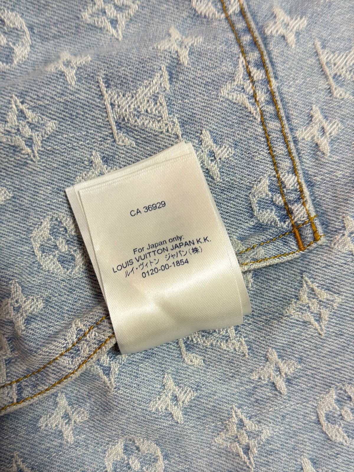 Louis Vuitton × NBA Louis Vuitton NBA Blue Denim Monogram Bomber Jacket Size US L / EU 52-54 / 3 - 13 Thumbnail