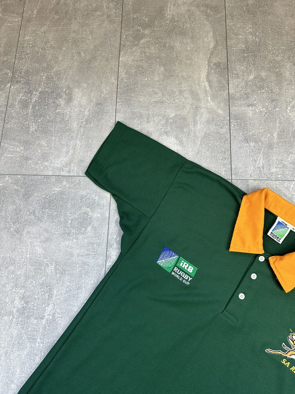 Vintage South Africa Rugby World Cup Vintage Polo Jersey Size US M / EU 48-50 / 2 - 6 Thumbnail