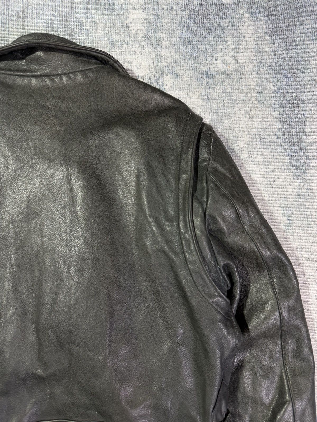 Chrome Hearts RARE! VINTAGE FIRST DAGGER PULL LEATHER JACKET Size US L / EU 52-54 / 3 - 18 Thumbnail