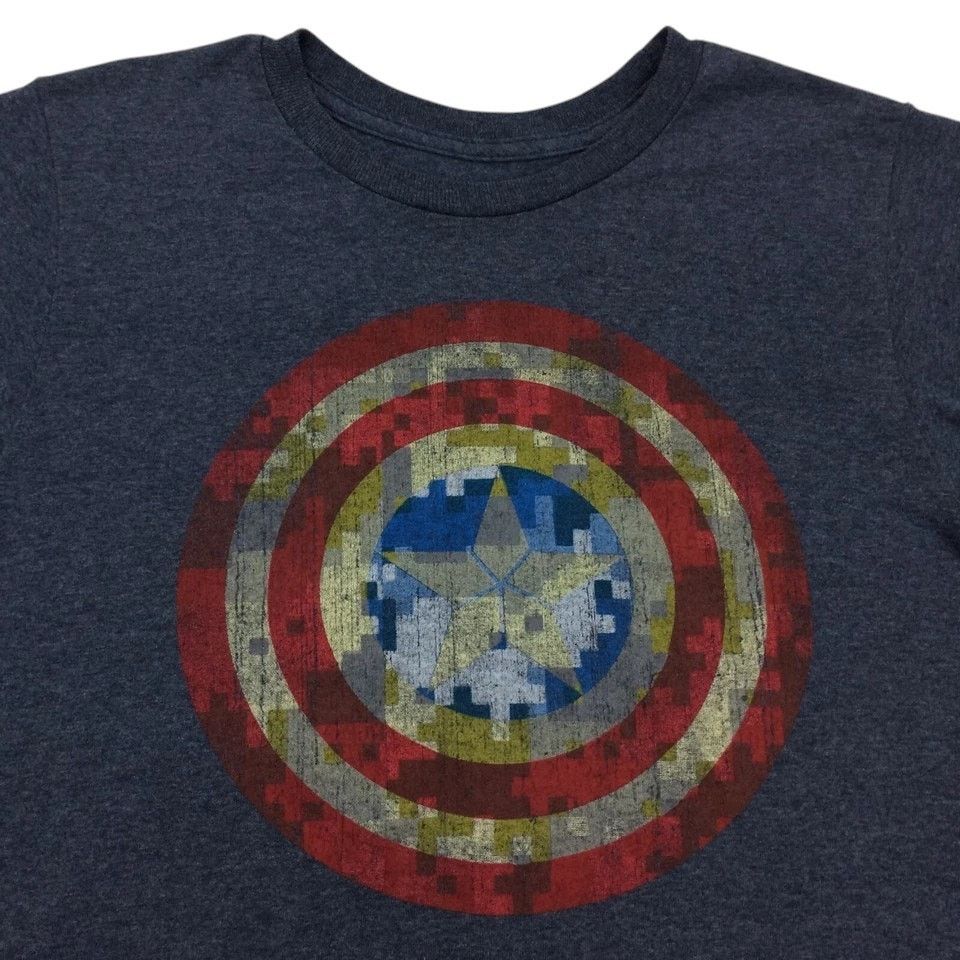Marvel Comics Marvel Avengers Captain America Graphic tee Youth M Adult XS Size US XS / EU 42 / 0 - 4 Thumbnail