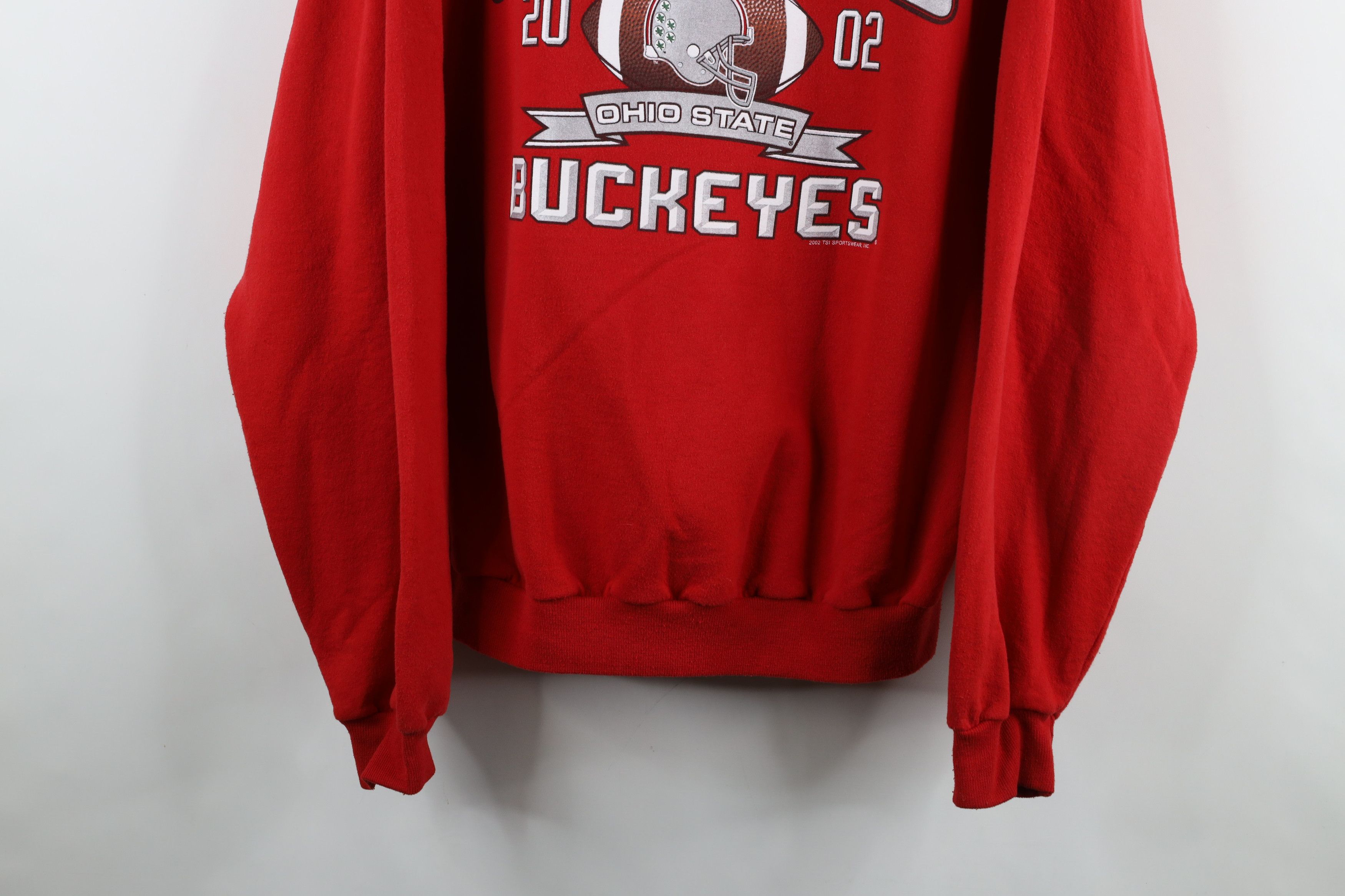 Vintage Vintage Y2K 2002 Ohio State University Football Sweatshirt Size US XL / EU 56 / 4 - 3 Thumbnail