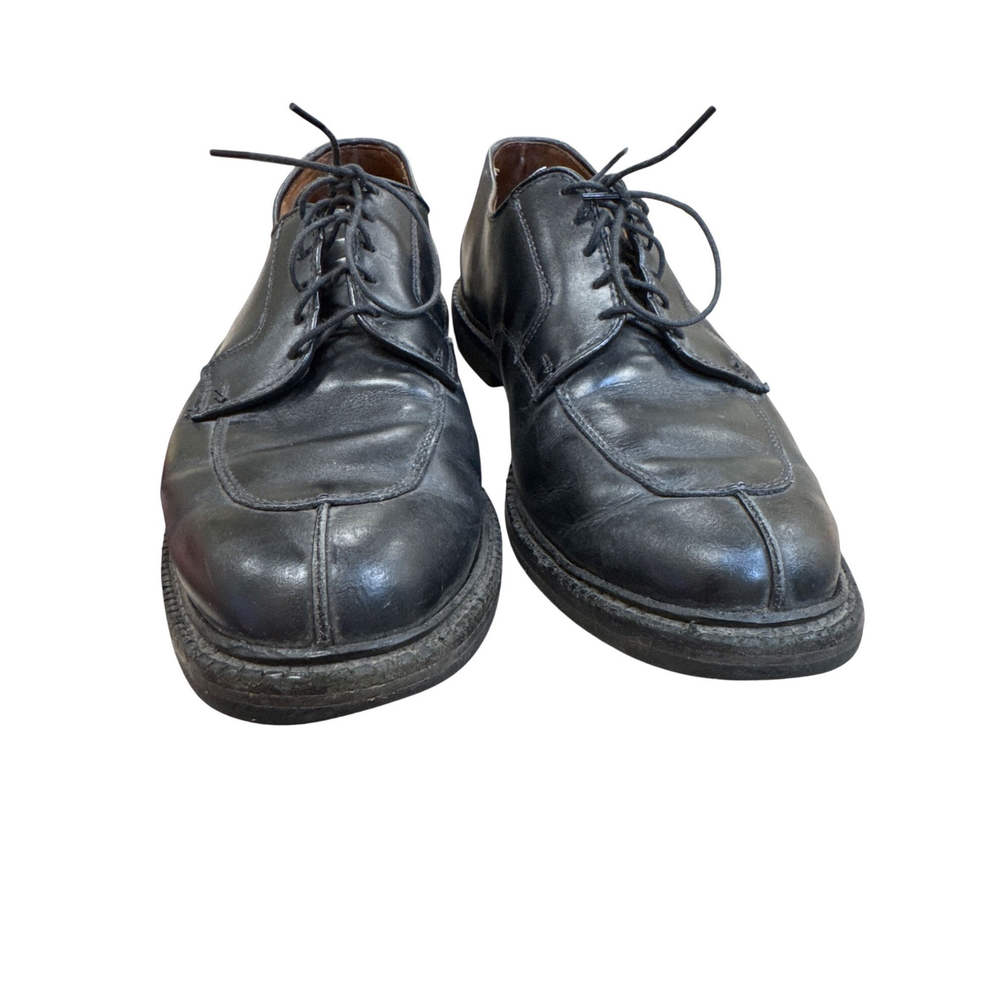 Allen Edmonds Allen Edmonds Mens Black Leather Derby Oxfords Size 9.5D SKU Size US 9.5 / EU 42-43 - 5 Thumbnail
