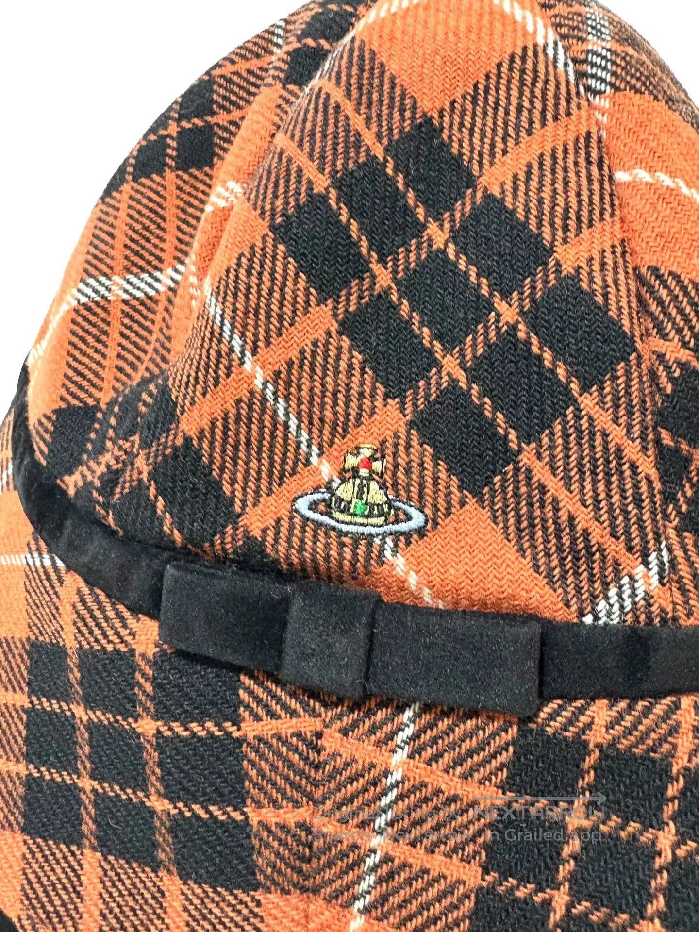 Vivienne Westwood vivienne westwood plaid orange fisherman's hat. Size ONE SIZE - 3 Thumbnail