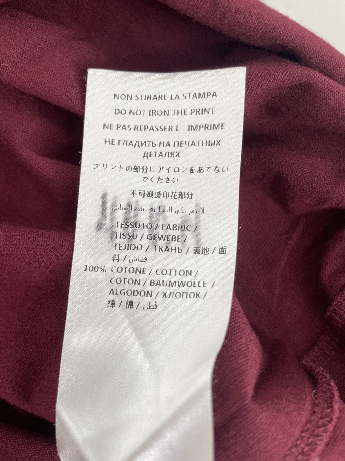 Alexander McQueen Alexander Mc queen t-shirt bordeaux Size US M / EU 48-50 / 2 - 3 Thumbnail