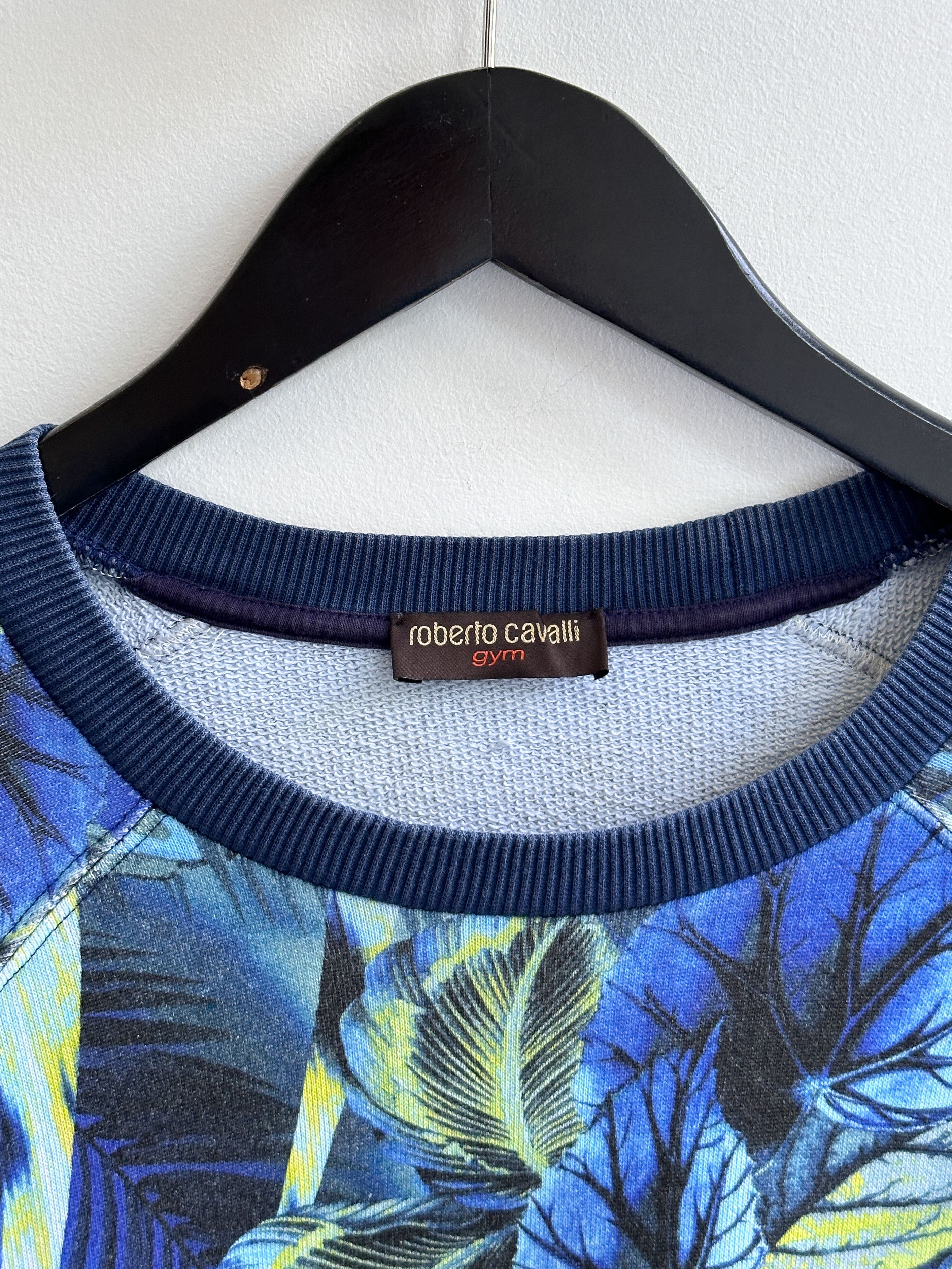 Just Cavalli Roberto Cavalli Flowers Printed Sweatshirt Size US M / EU 48-50 / 2 - 6 Thumbnail