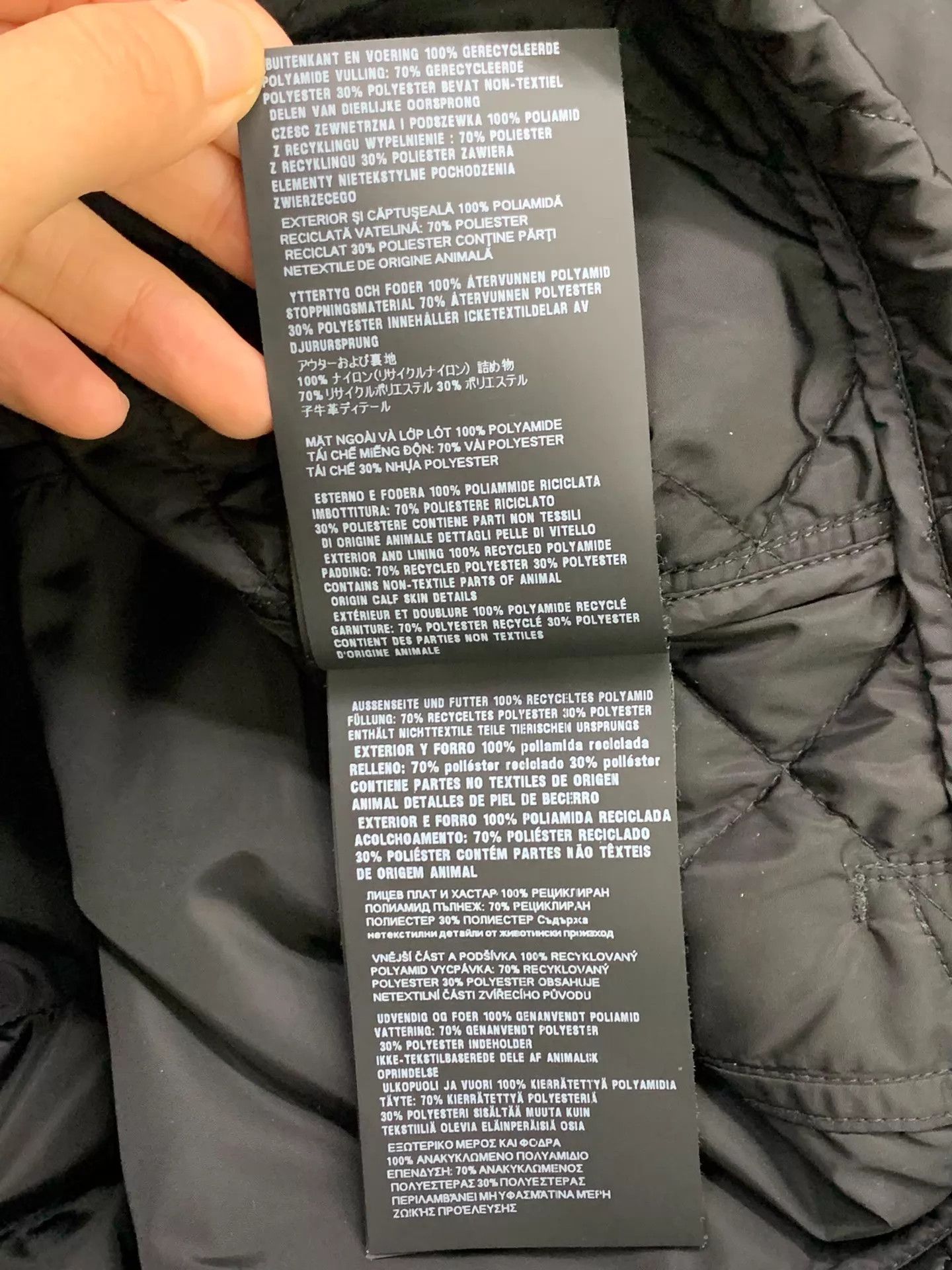 Prada Prada Black Triangle Logo Quilted Jacket 38 New Size XS / US 0-2 / IT 36-38 - 6 Thumbnail