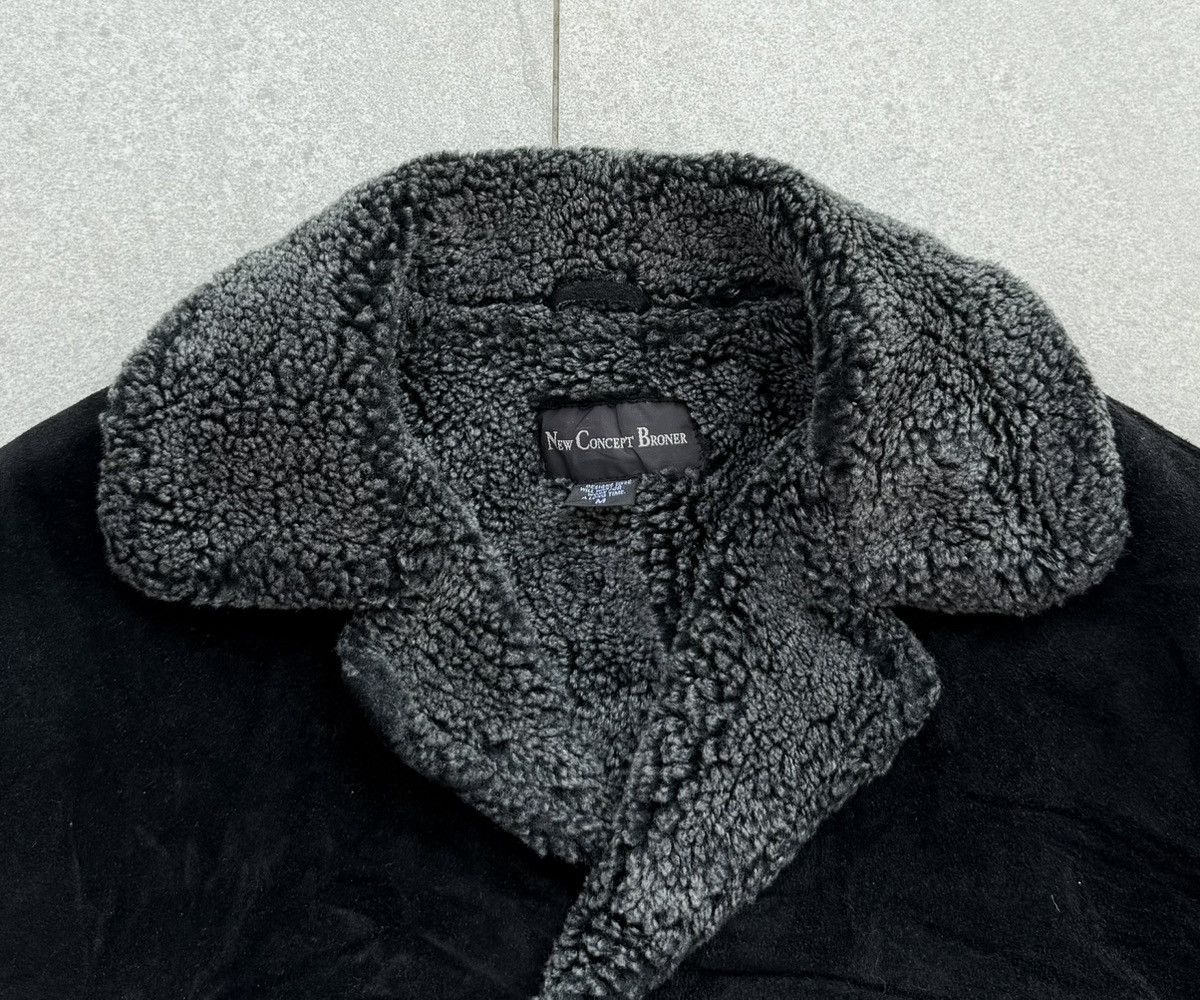 Vintage New Concept Broner Cow Leather Shearling Coat /Jacket Winter Size US M / EU 48-50 / 2 - 11 Thumbnail