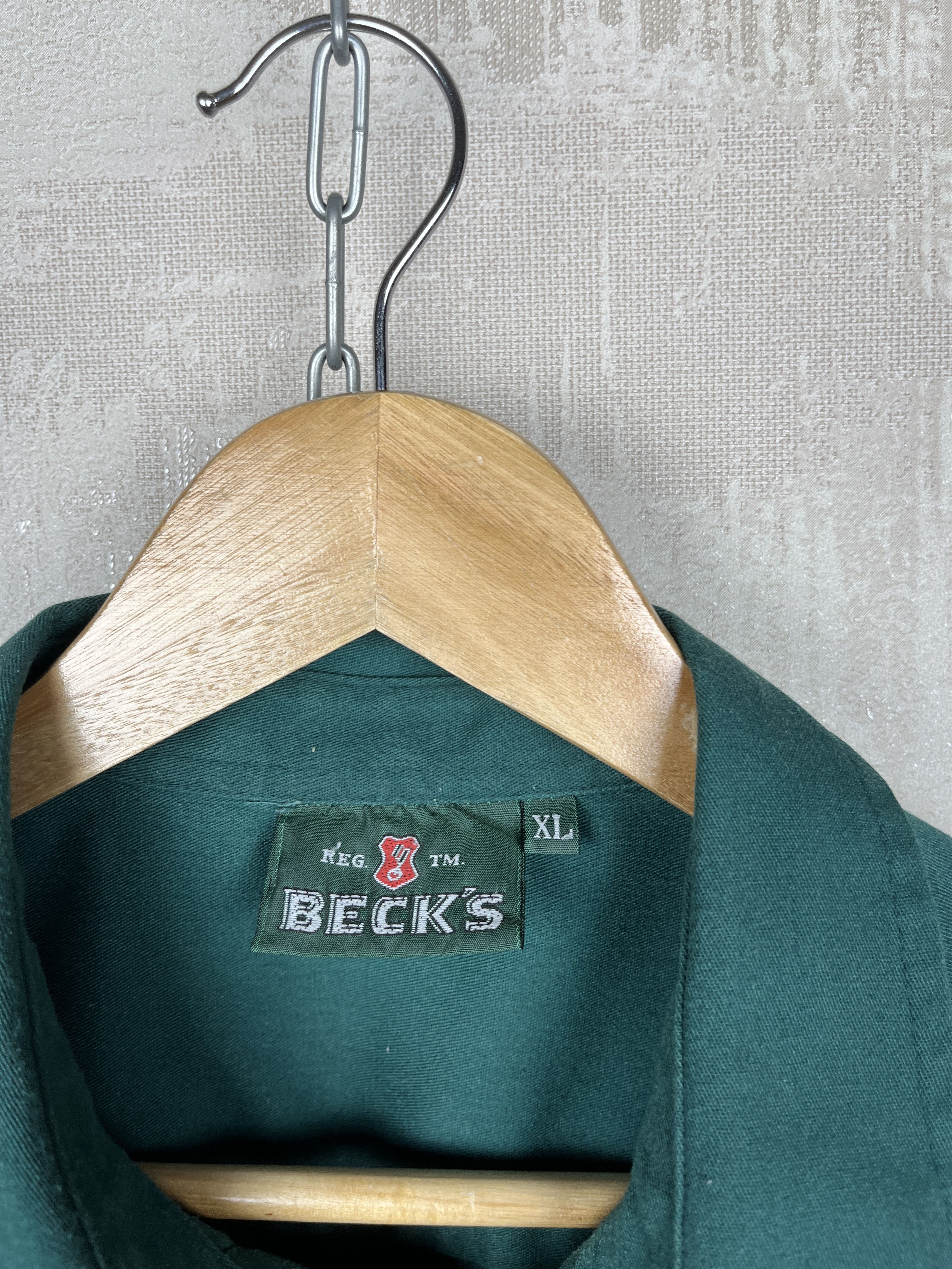 Formula 1 Vintage Beck's Racing Club Formula Uno F1 Short Sleeve Shirt Size US XL / EU 56 / 4 - 10 Thumbnail