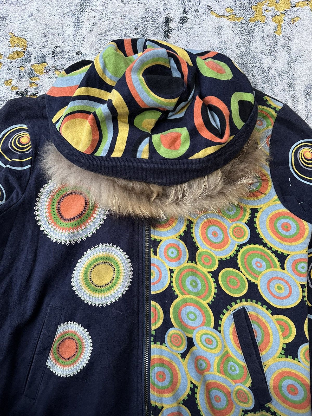 Hysteric Glamour CRAZY FADED VERY NICE DESIGN RICH & FAMOUS IFSIX LGB STYLE Size US M / EU 48-50 / 2 - 7 Thumbnail