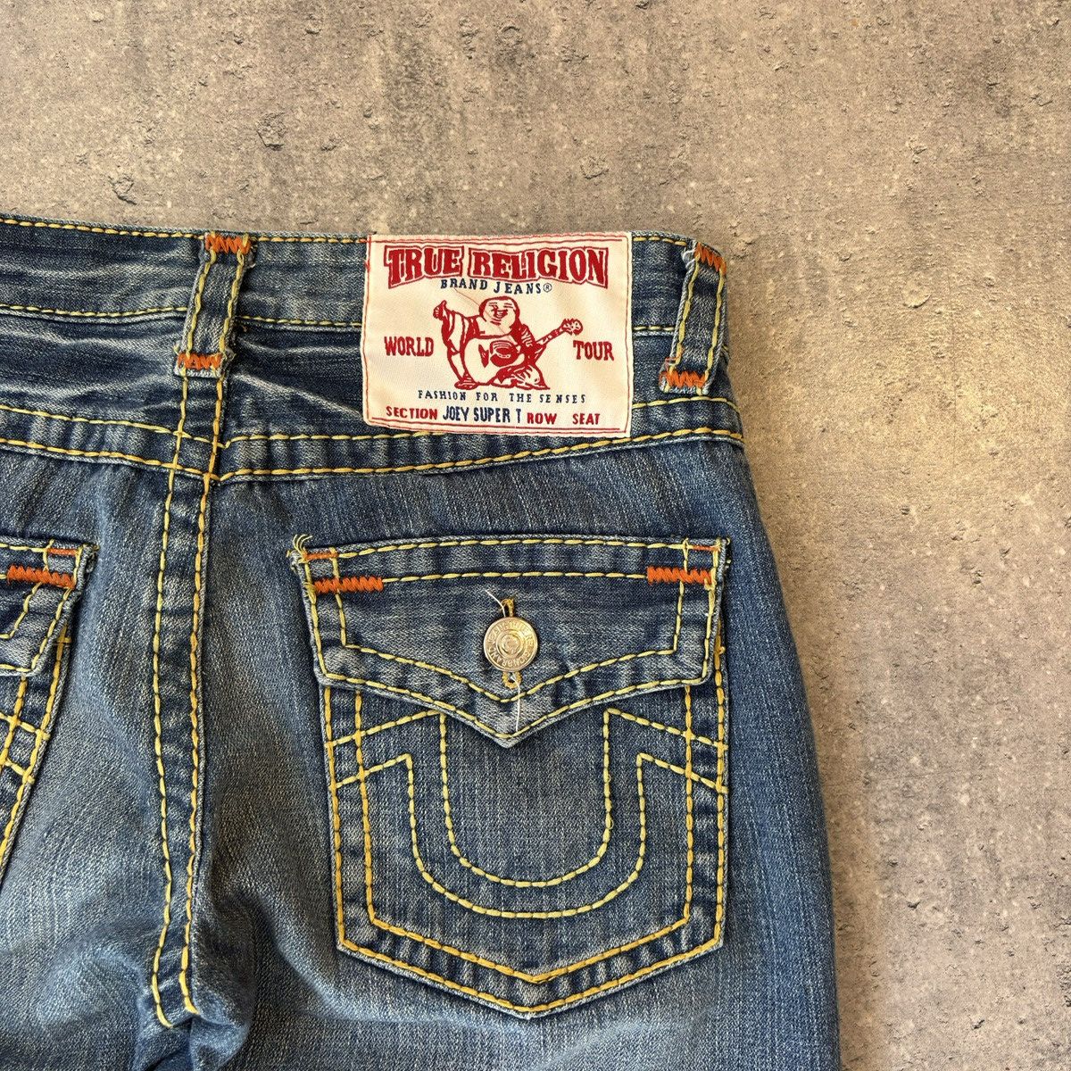 True Religion Y2k True Religion Denim Shorts Size US 32 / EU 48 - 3 Thumbnail