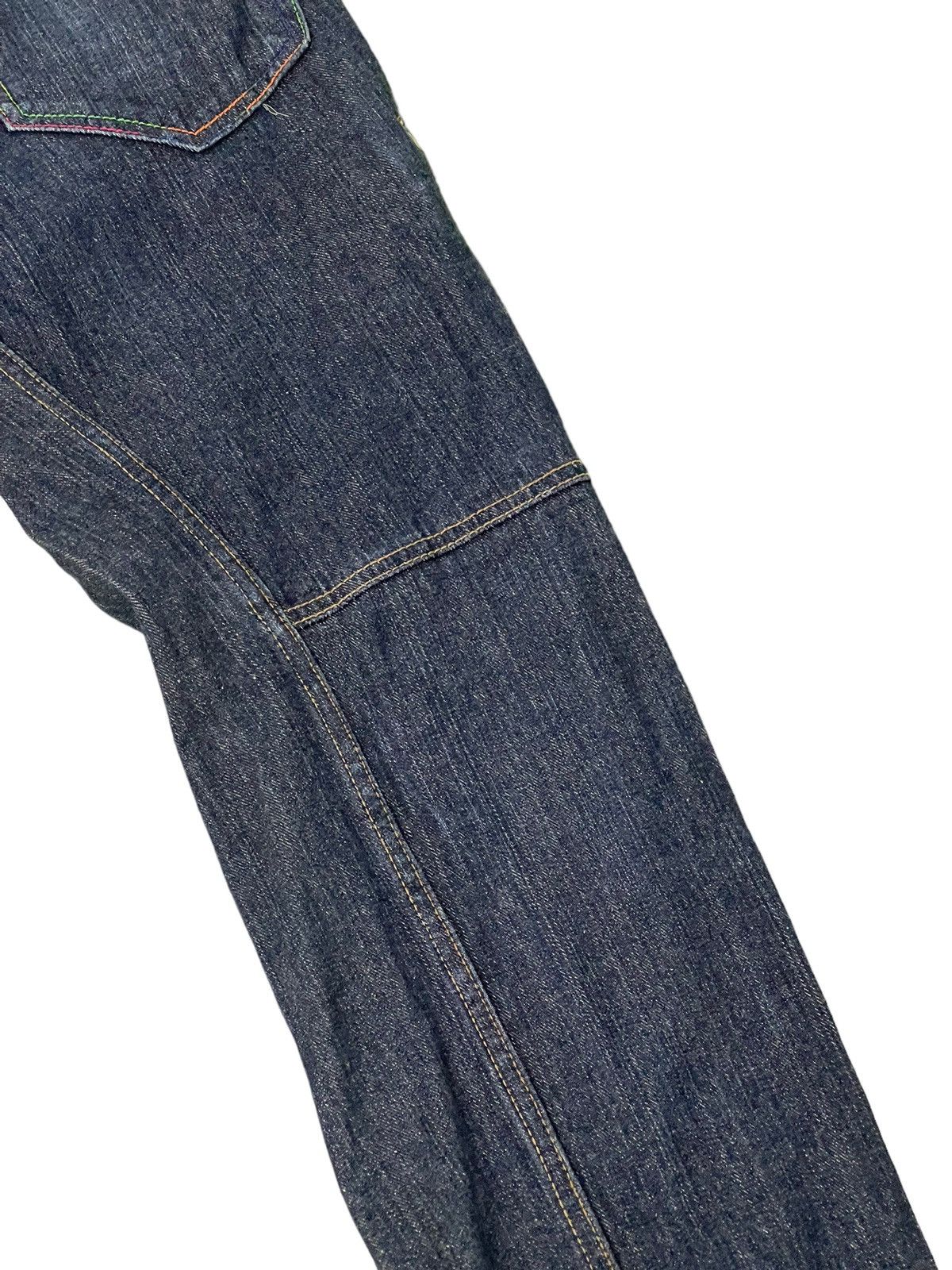 Japanese Brand Double Waist Jeans Memory Special Slim Leg 8🟦2 Size US 32 / EU 48 - 6 Thumbnail