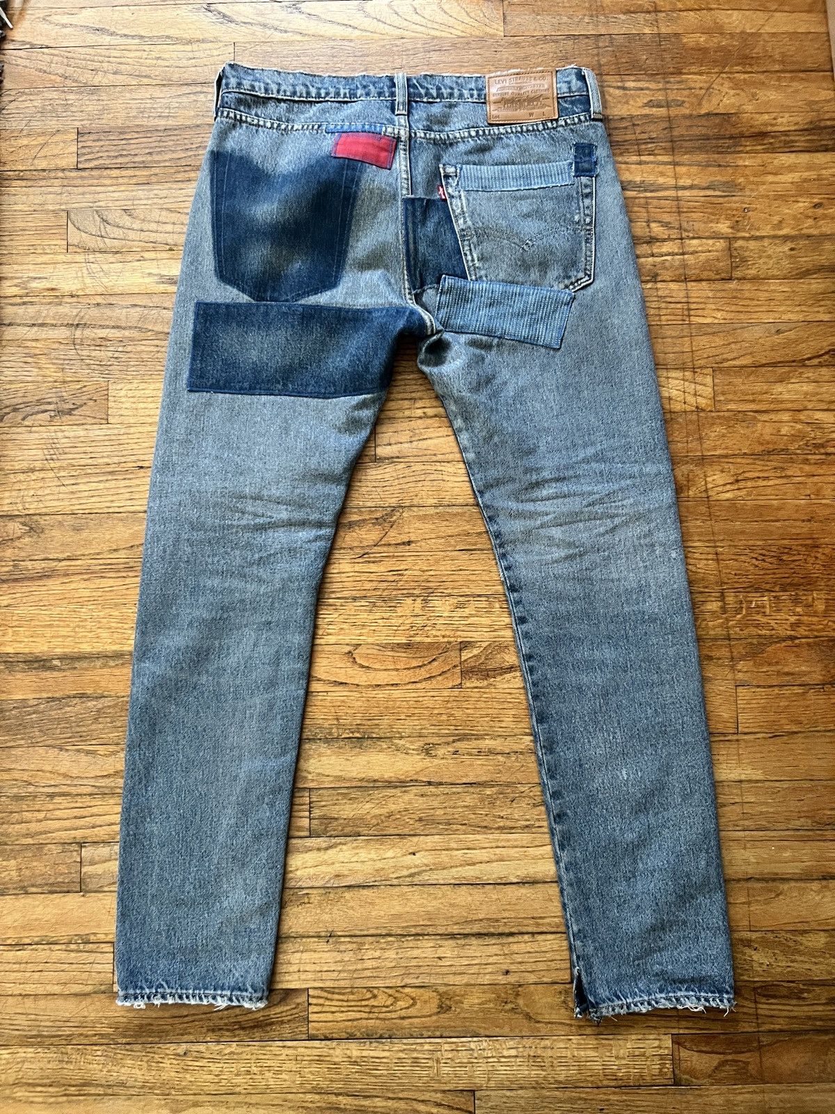 Levi's × Levi's Made & Crafted × Levi's Vintage Clothing Levi Custom rework patchwork denim Size US 32 / EU 48 - 7 Thumbnail