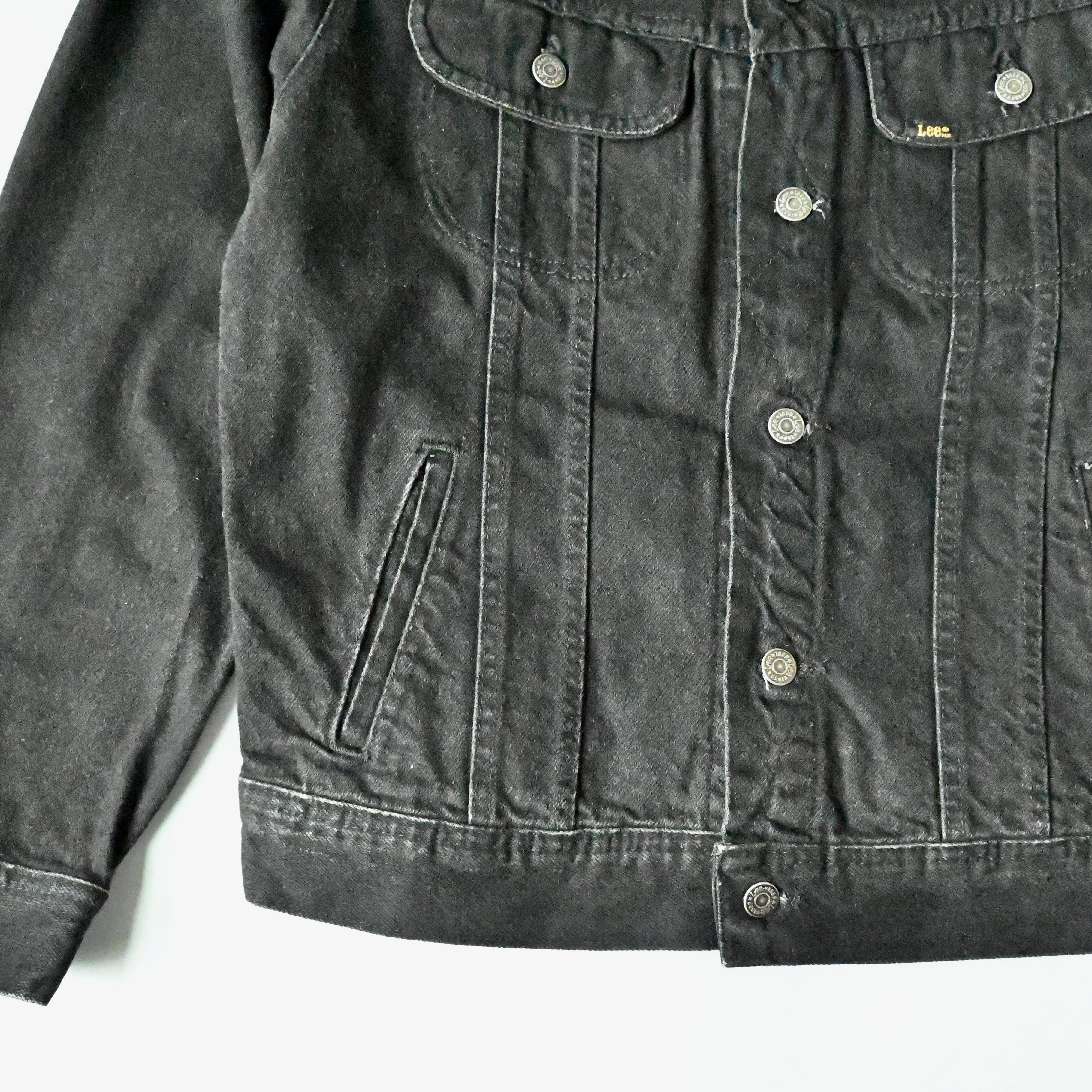 Disney Vtg Lee x Beauty and the Beast black denim trucker jacket Size US S / EU 44-46 / 1 - 4 Thumbnail