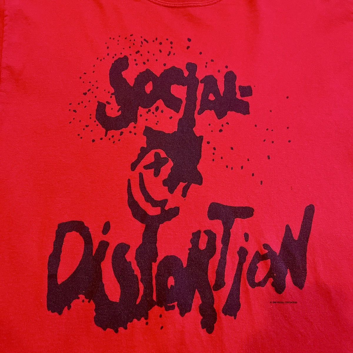 Band Tees × Vintage 1998 VTG Rare Social Distortion Ringer Crop Size US L / EU 52-54 / 3 - 3 Thumbnail