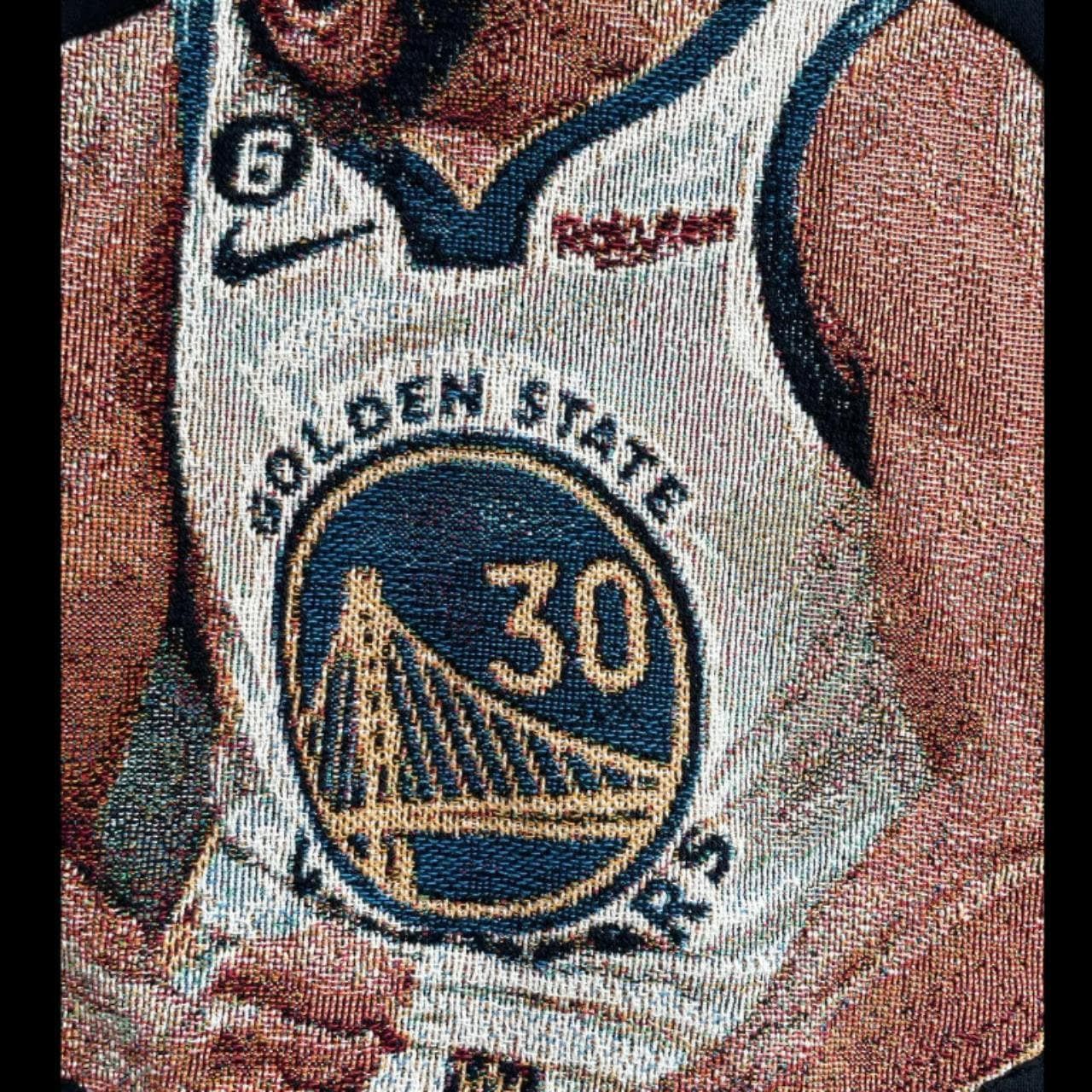 Nike Steph Curry Warriors Nike Custom Tapestry Hoodie Size US XL / EU 56 / 4 - 2 Thumbnail