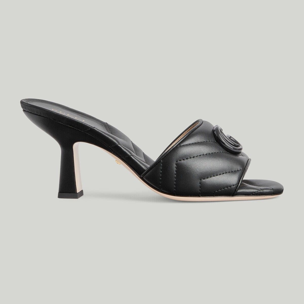 Gucci Gucci Double G Mid Heel Slide Sandals SIZE 40 Size ONE SIZE - 1 Thumbnail