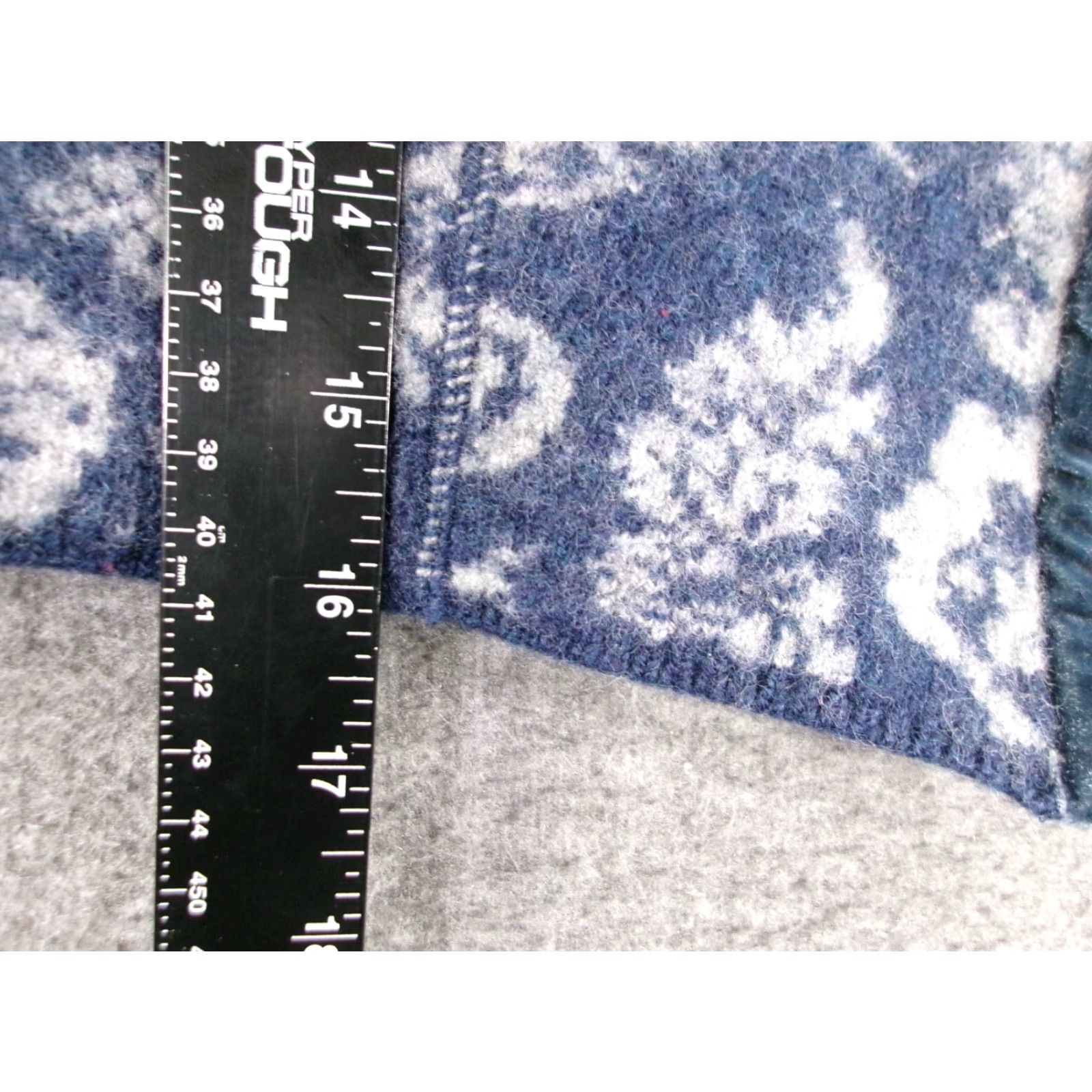 Vintage Amore Sweater Women Small Blue Floral Wool Full Zip 90s Classic Outdoor Size S / US 4 / IT 40 - 5 Thumbnail