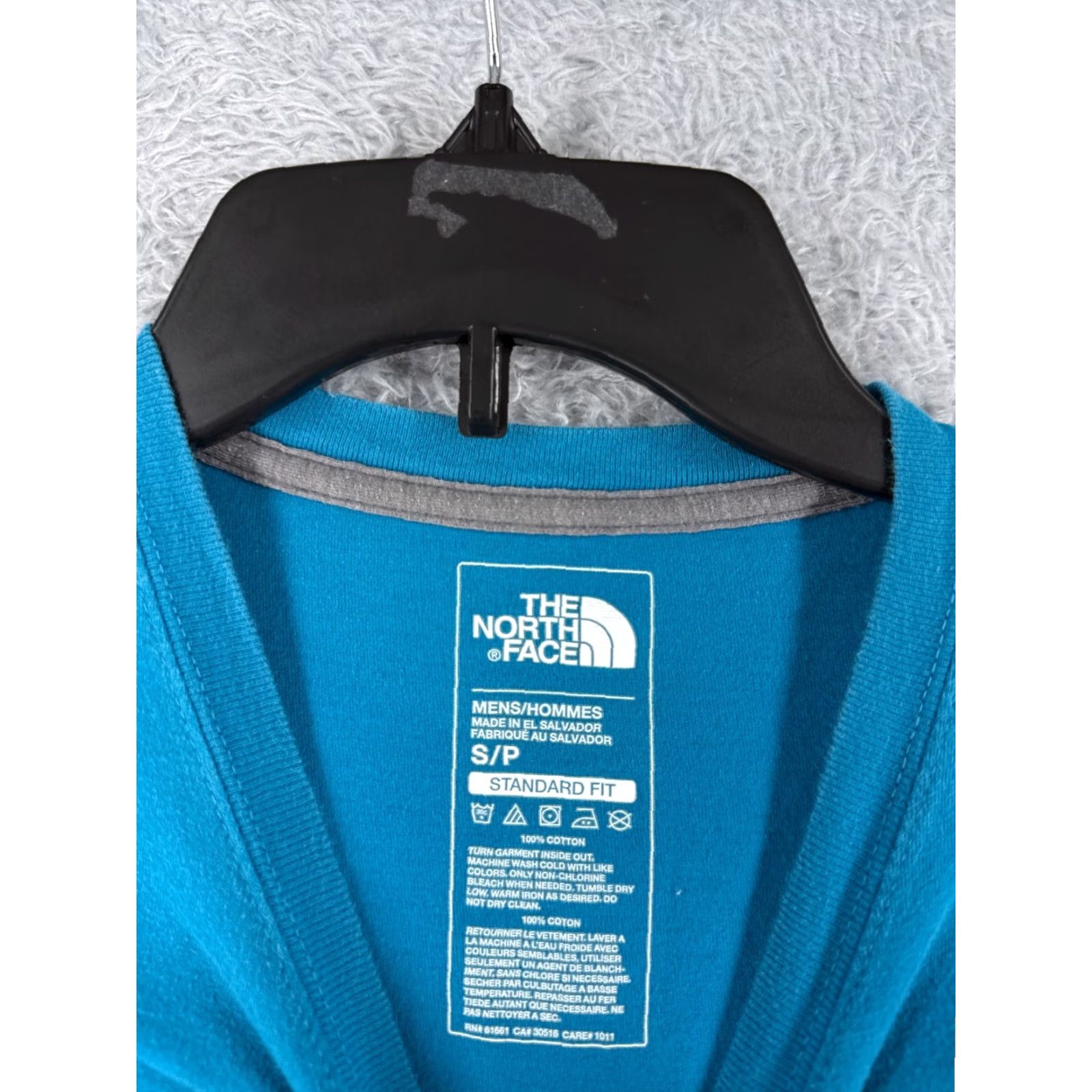 The North Face The North Face Shirt Men S Blue Short Sleeve Crew Neck Logo All Seasons Breathable Regular Fit Size US S / EU 44-46 / 1 - 7 Thumbnail