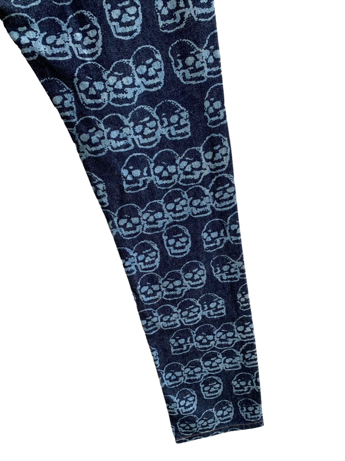 Hysteric Glamour 🔥Iconic 90s Vintage Hysteric Glamour Skull Head Over Printed Size US 29 - 9 Thumbnail