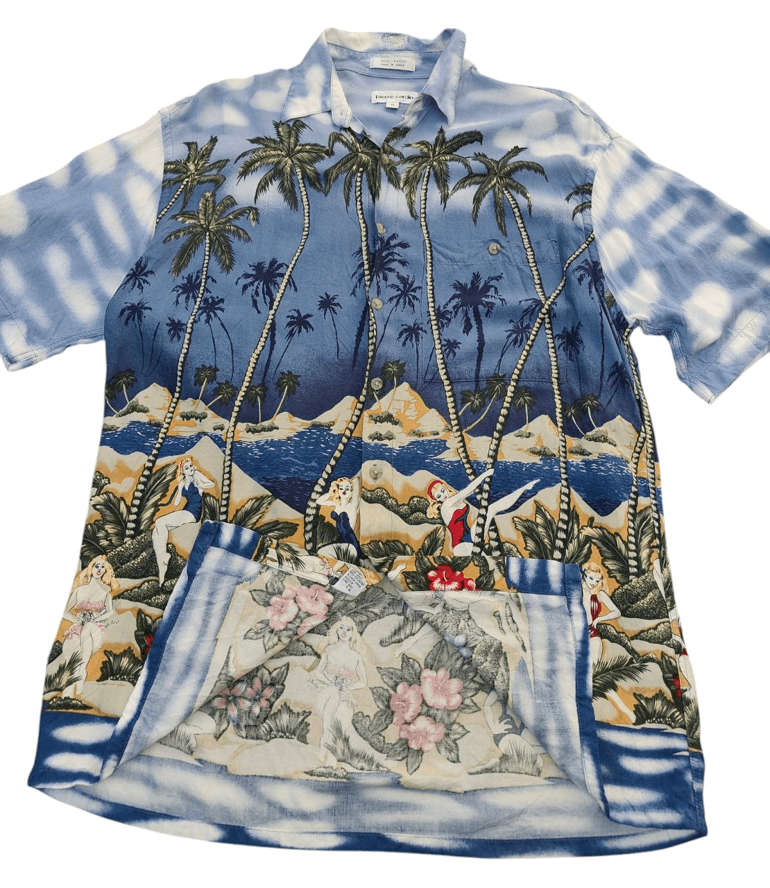 Vintage Vintage Pierre Cardin Rayon Hawaiian Shirt Size US M / EU 48-50 / 2 - 3 Thumbnail