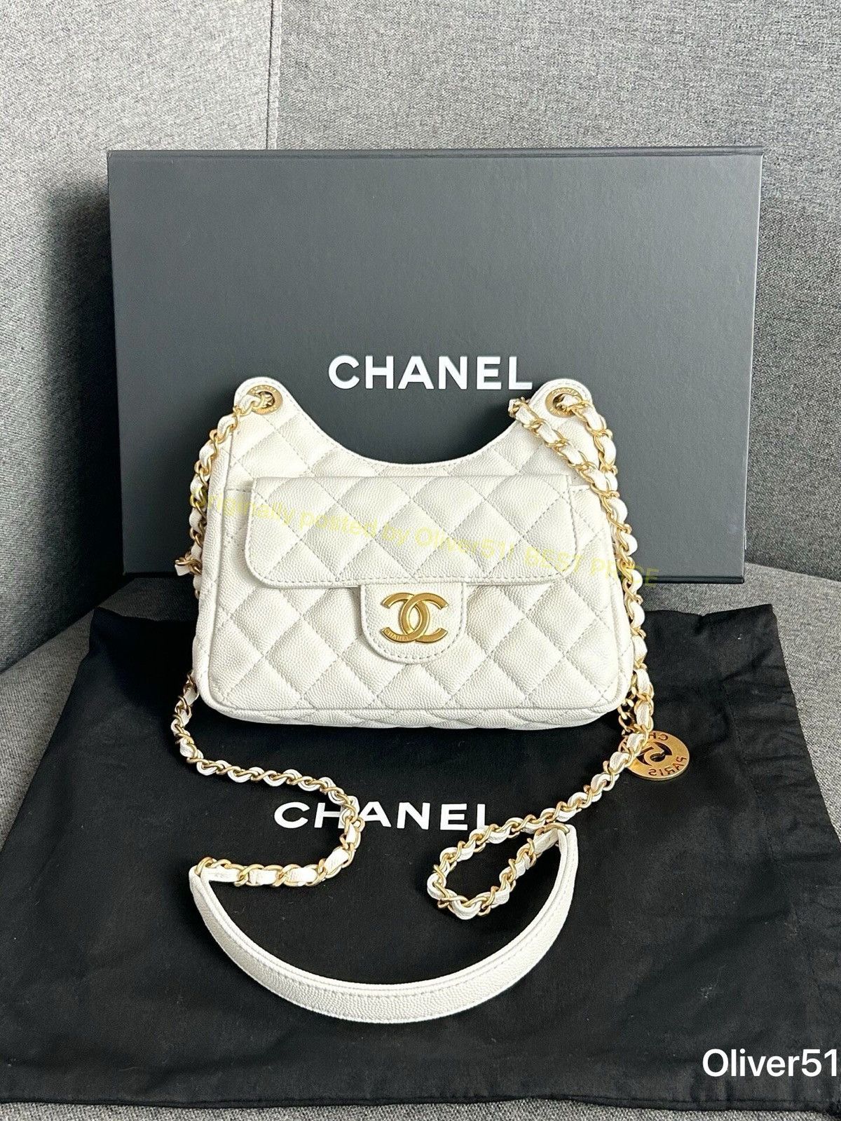 Chanel Chanel Caviar Chain Shoulder Bag AAAA 13/2609 Size ONE SIZE - 1 Thumbnail