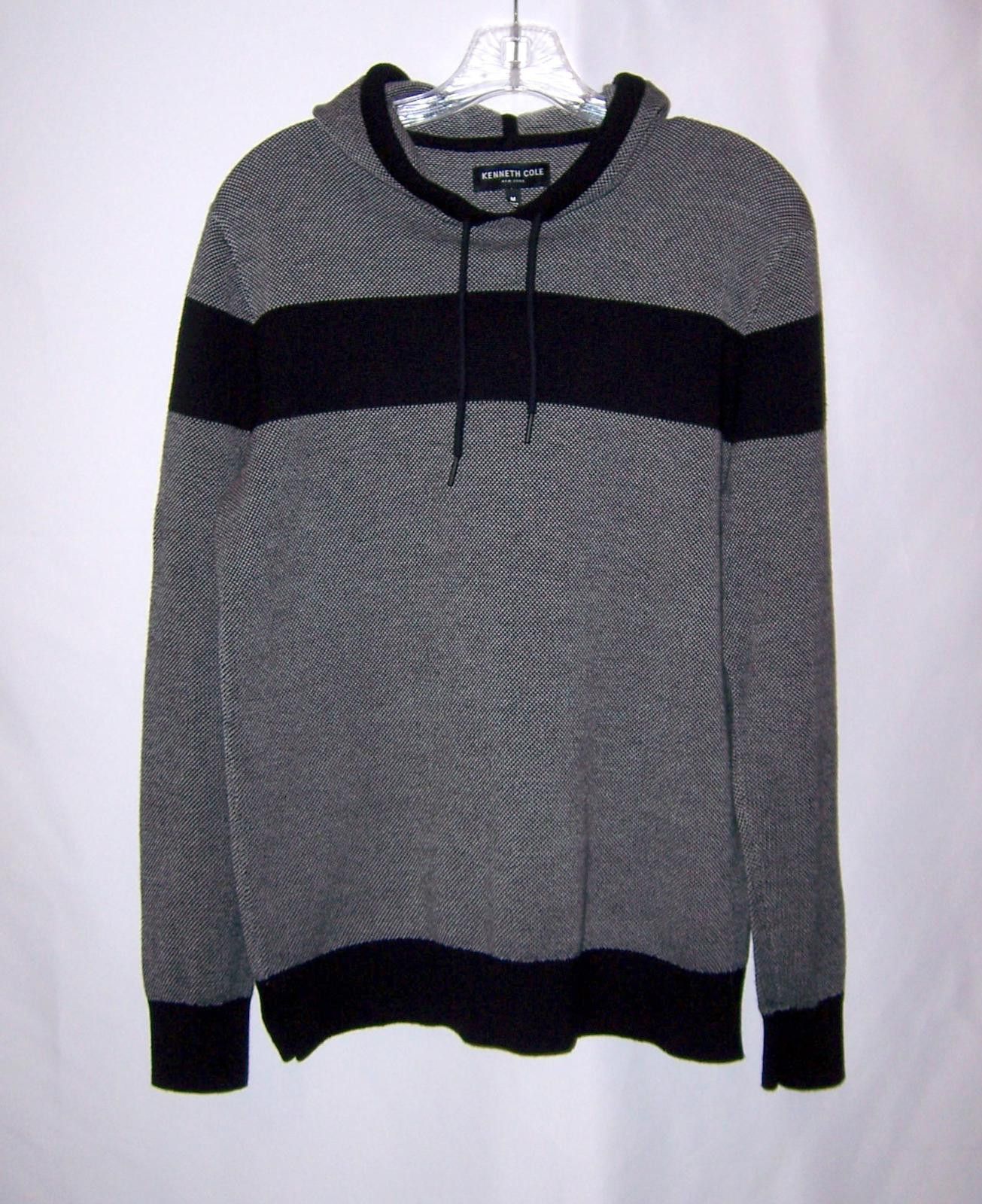 Kenneth Cole Kenneth Cole New York Men's Bird's Eye Pull-Over Hoodie -Med Size US M / EU 48-50 / 2 - 1 Thumbnail