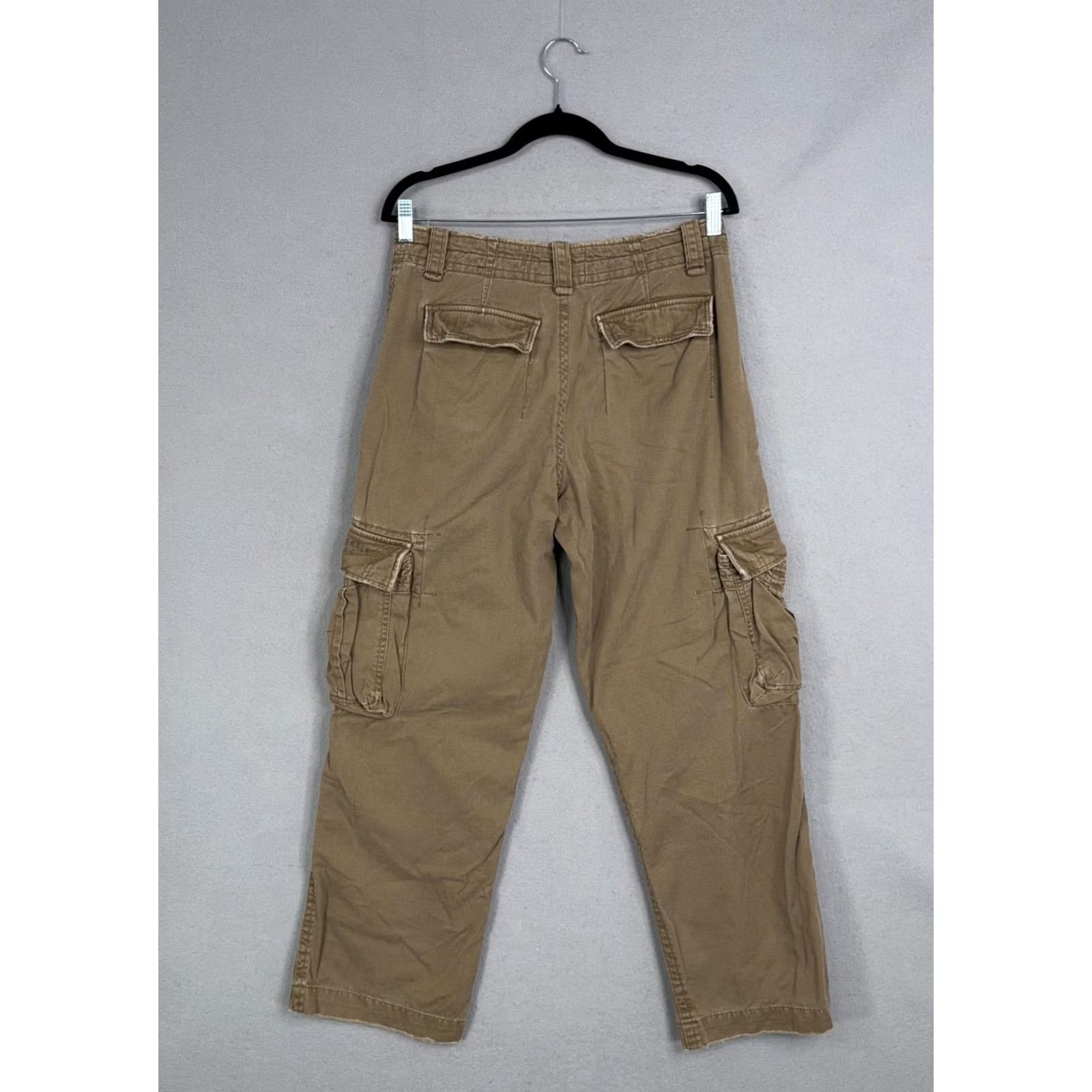 Aeropostale Vintage Aeropostale Pants Mens 29x32 Brown Cargo Canvas Relaxed Fit Straight Leg Utility Size US 29 - 6 Thumbnail