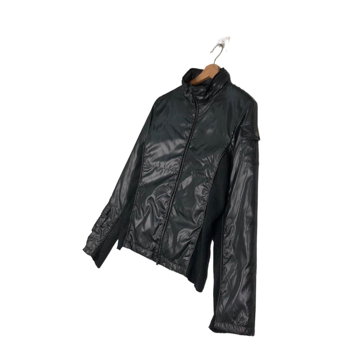 Hysteric Glamour 🔥Rich Black Biker Jacket Bondage Parachute 291295 Japan Size US M / EU 48-50 / 2 - 2 Thumbnail
