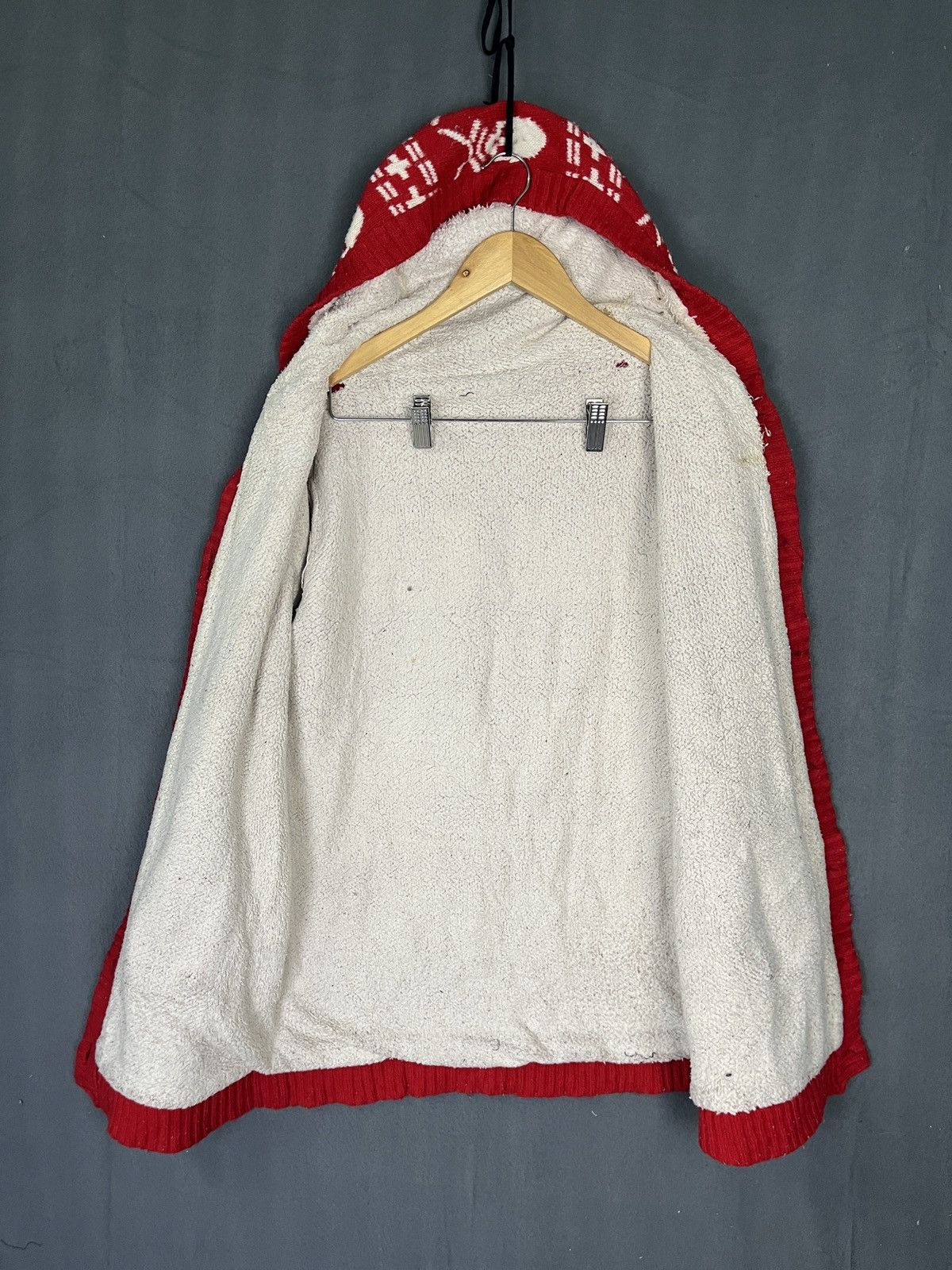 Aran Isles Knitwear × Seditionaries Skull Knit Cardigan Hoodie Sweater Size US M / EU 48-50 / 2 - 11 Thumbnail