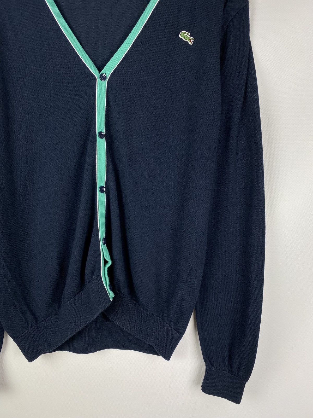 Lacoste Lacoste men’s button front cardigan sweater size 4 Size US L / EU 52-54 / 3 - 7 Thumbnail