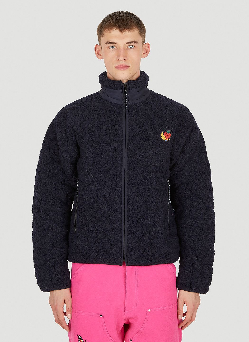 Sky High Farm Workwear Quilted Fleece Zip Jacket Size XL / US 12-14 / IT 48-50 - 1 Thumbnail