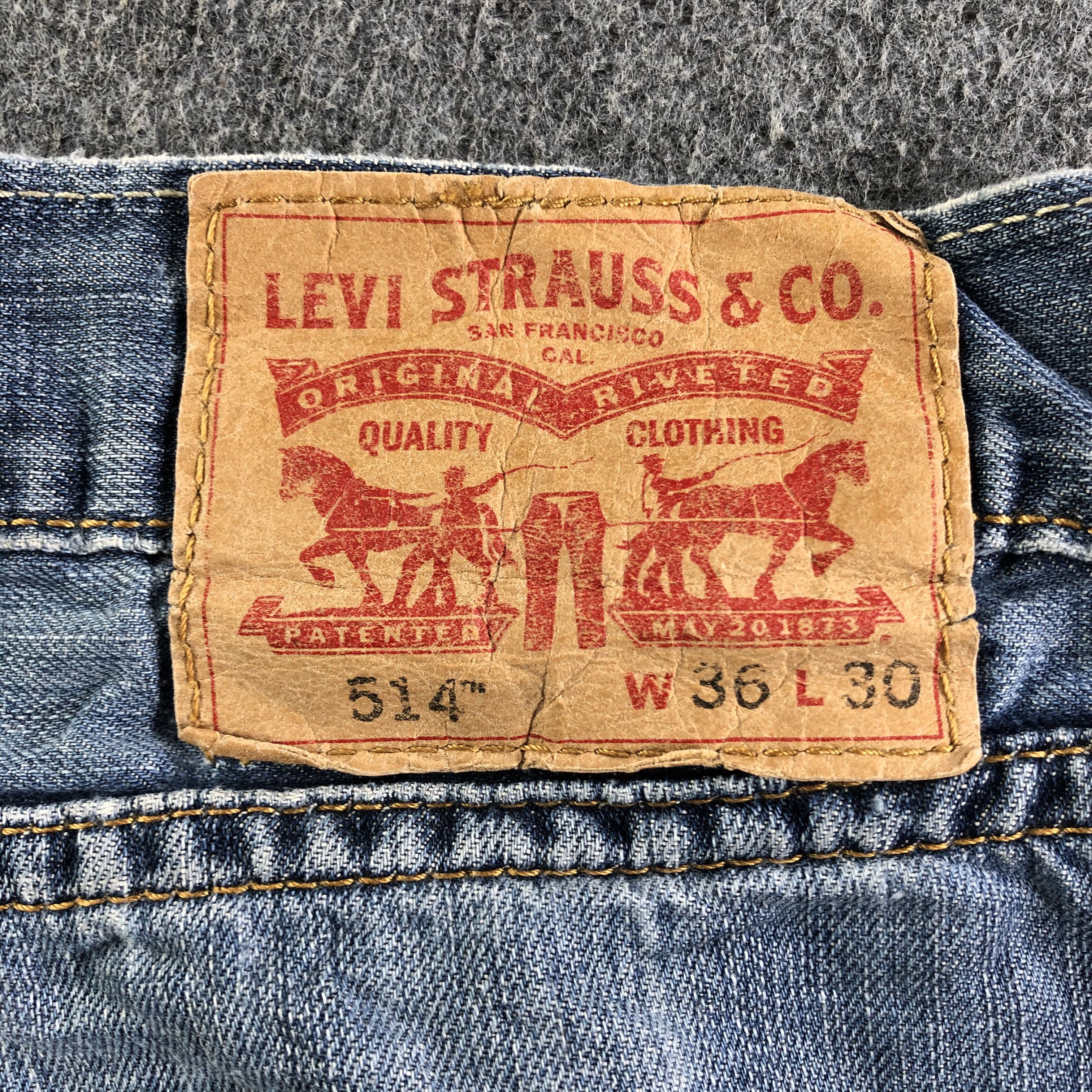 Levi's Vintage Faded Blue Levis 514 Jeans-J3277 Size US 37 - 5 Thumbnail