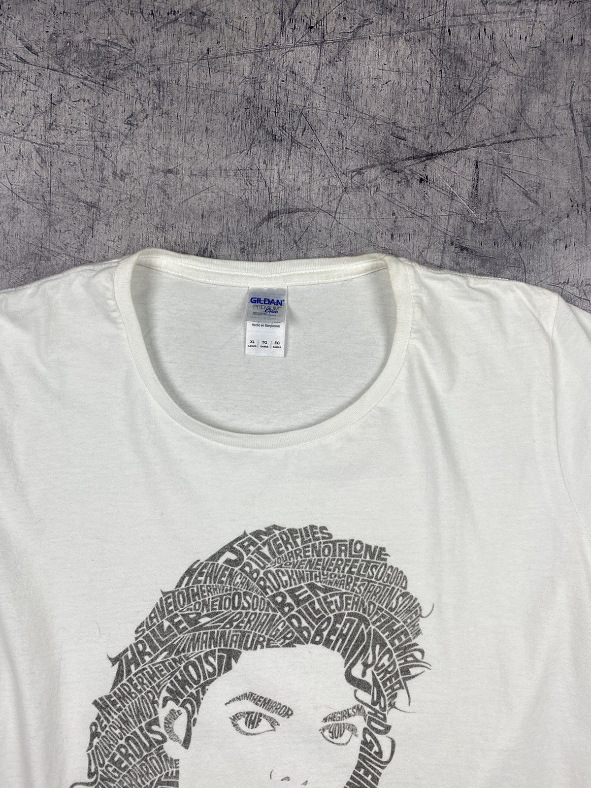 Band Tees × Michael Jackson × Vintage Vintage Michael Jackson Y2K Tee T Shirt Size XL / US 12-14 / IT 48-50 - 5 Thumbnail