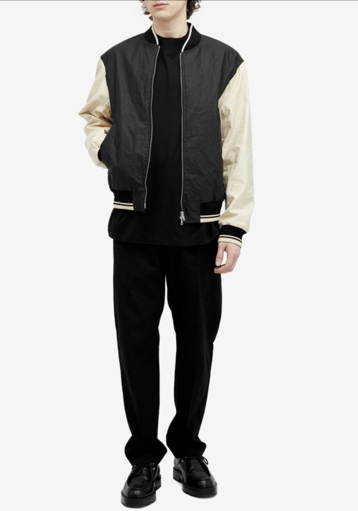 Dries Van Noten Dries Van Noten Volker Coated Linen Bomber Jacket Size US M / EU 48-50 / 2 - 11 Thumbnail