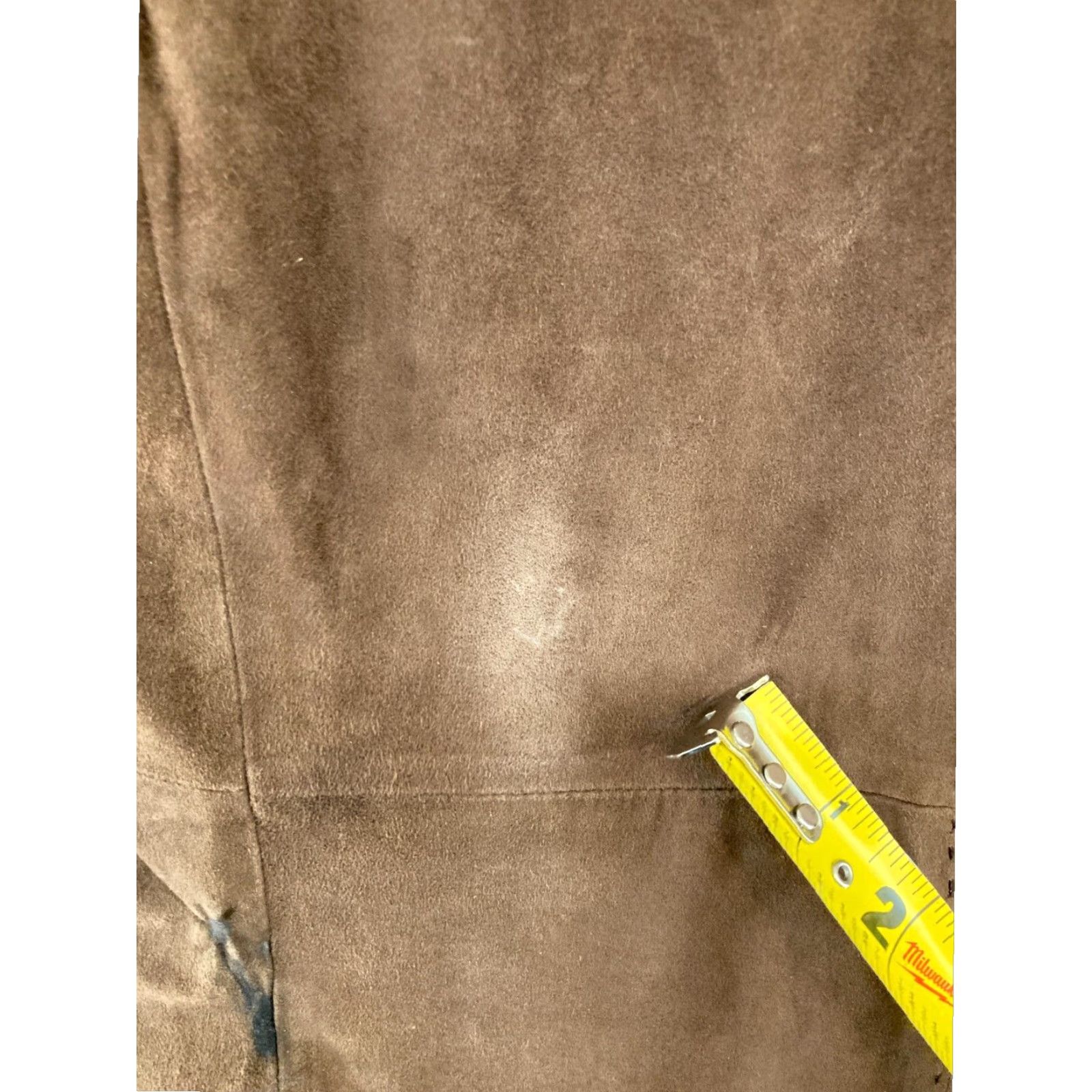 Vintage VINTAGE Vakko Suede Midi Skirt Peasant Flair Brown Women's Size 8 Size 30" / US 8 / IT 44 - 6 Thumbnail