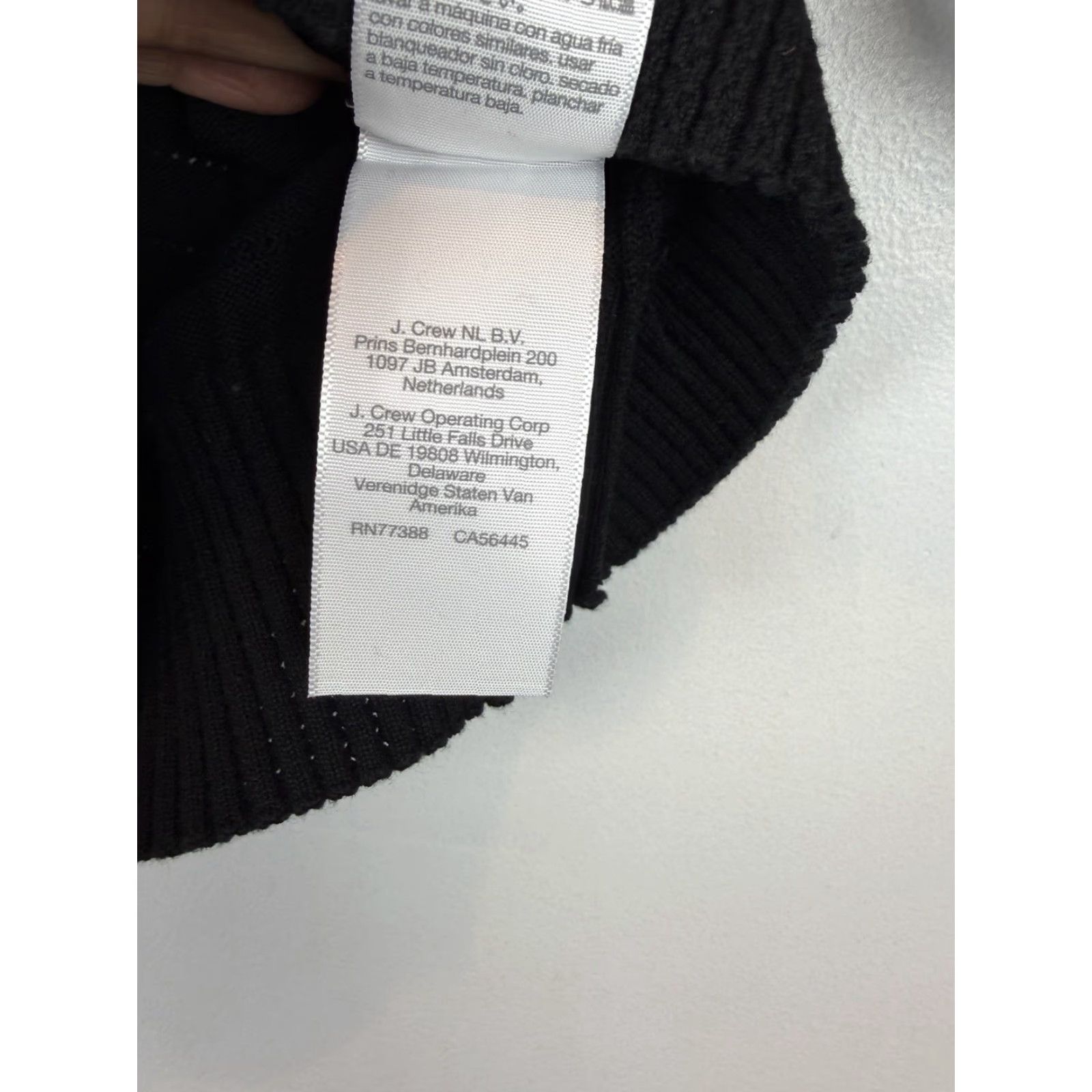 Madewell Madewell Sweater Womens Small Black Short Sleeve Open-Knit Pullover Top Size S / US 4 / IT 40 - 7 Thumbnail