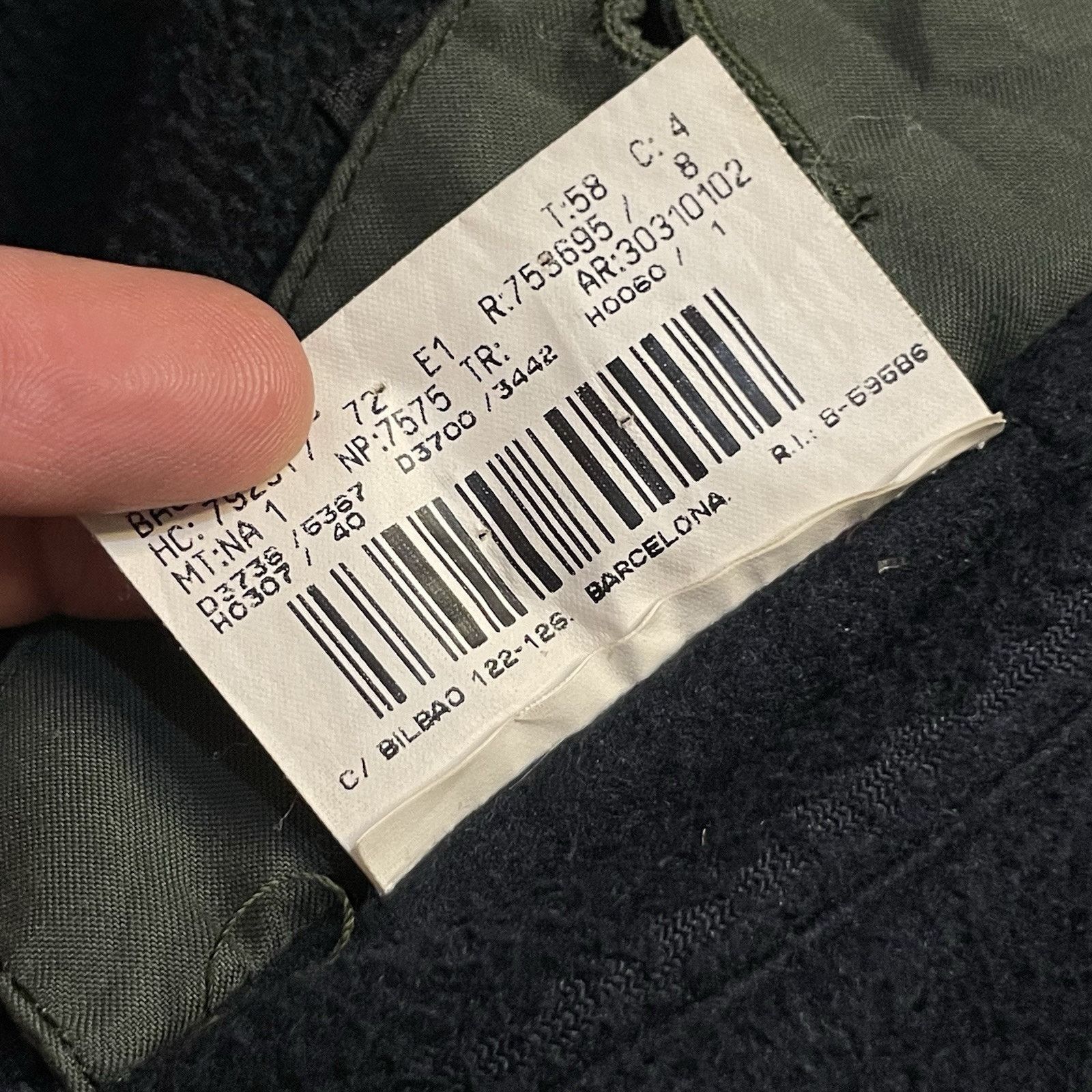 Burberry VINTAGE BURBERRY Jacket winter hooded men's GREEN OLIVE Size US XL / EU 56 / 4 - 16 Thumbnail