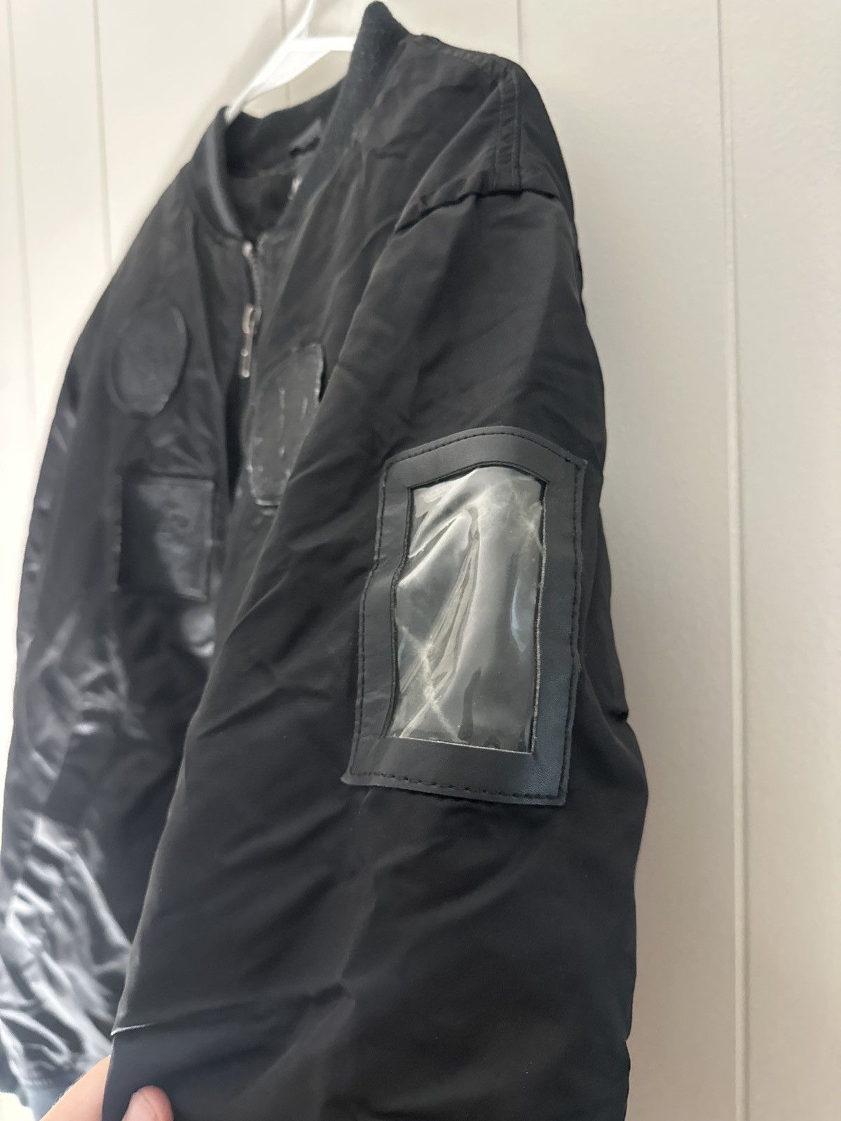 H&M × The Weeknd H&M x The Weeknd Black Patch Bomber Jacket Size L Size US L / EU 52-54 / 3 - 5 Thumbnail