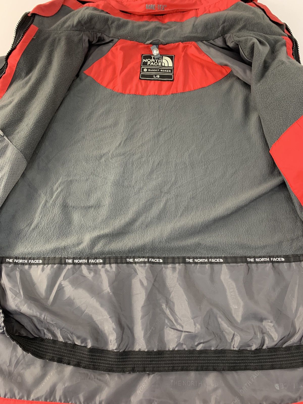 Goretex The North Face Gore-tex Summit Series Hooded Red Jacket Size US L / EU 52-54 / 3 - 6 Thumbnail