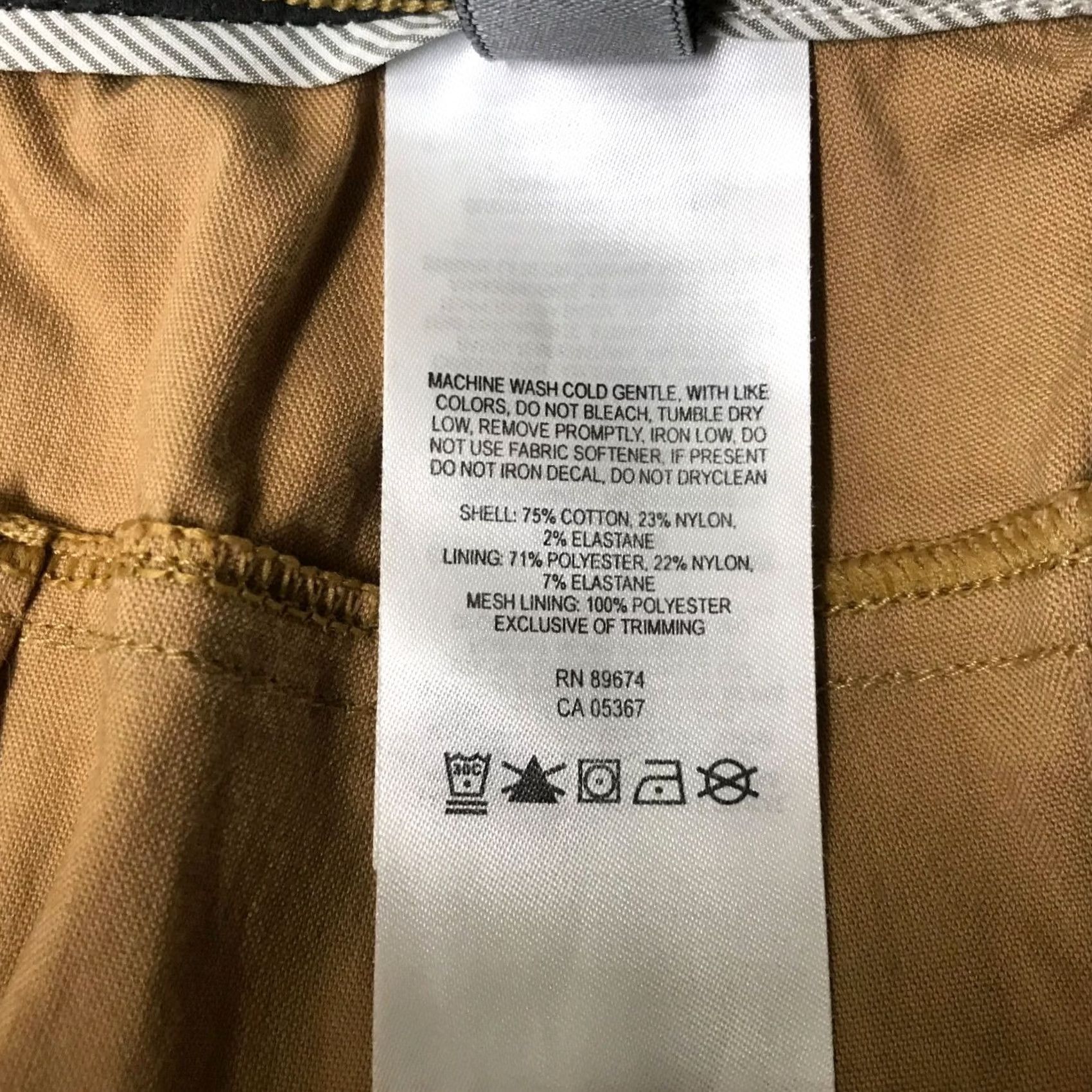 Mountain Hardwear Mountain Hardwear Womens Brown Cotton Blend Cuffed Shorts 14 Size 36" / US 14 / IT 50 - 5 Thumbnail