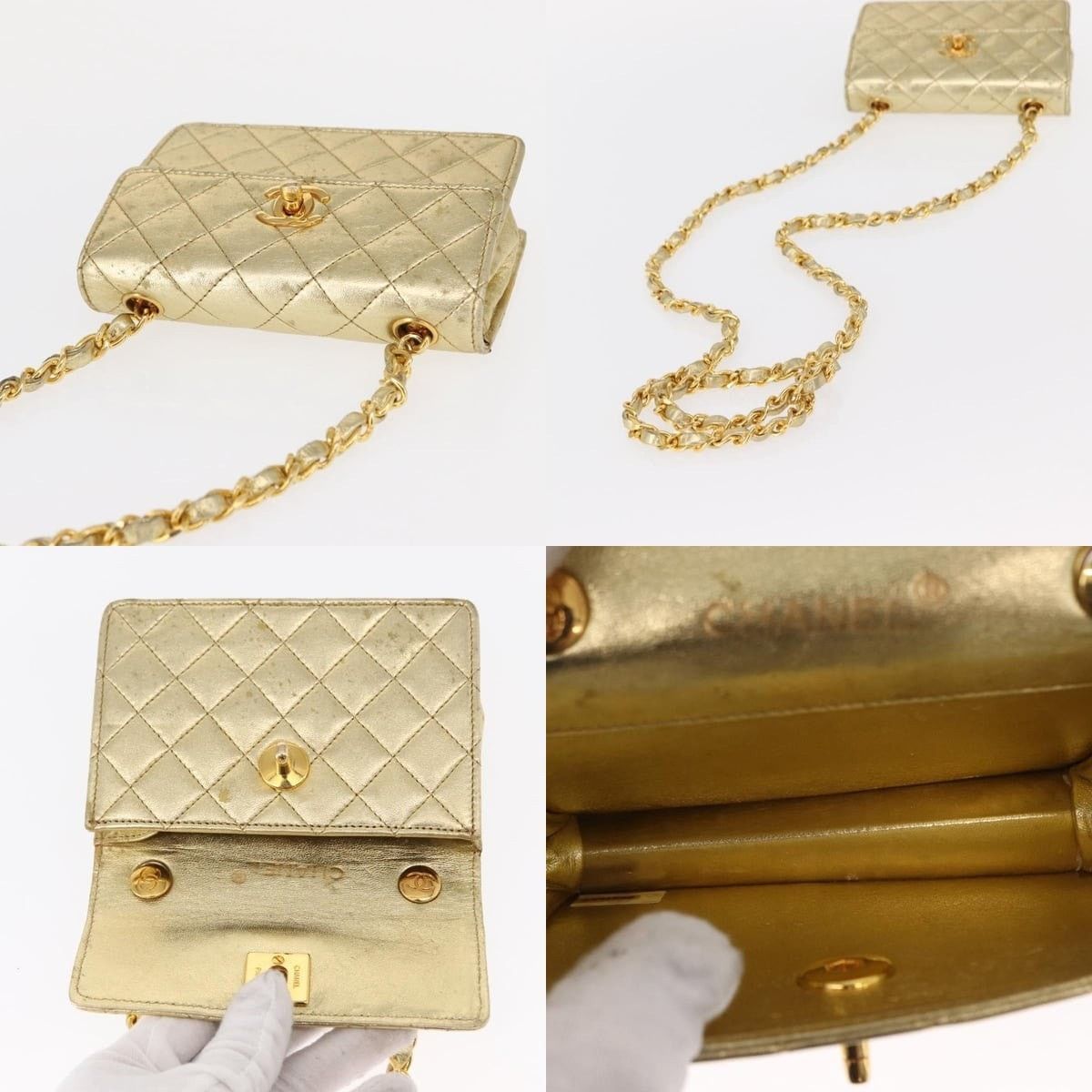 Chanel Chanel Mini Matelasse Chain Shoulder Bag Size ONE SIZE - 4 Thumbnail
