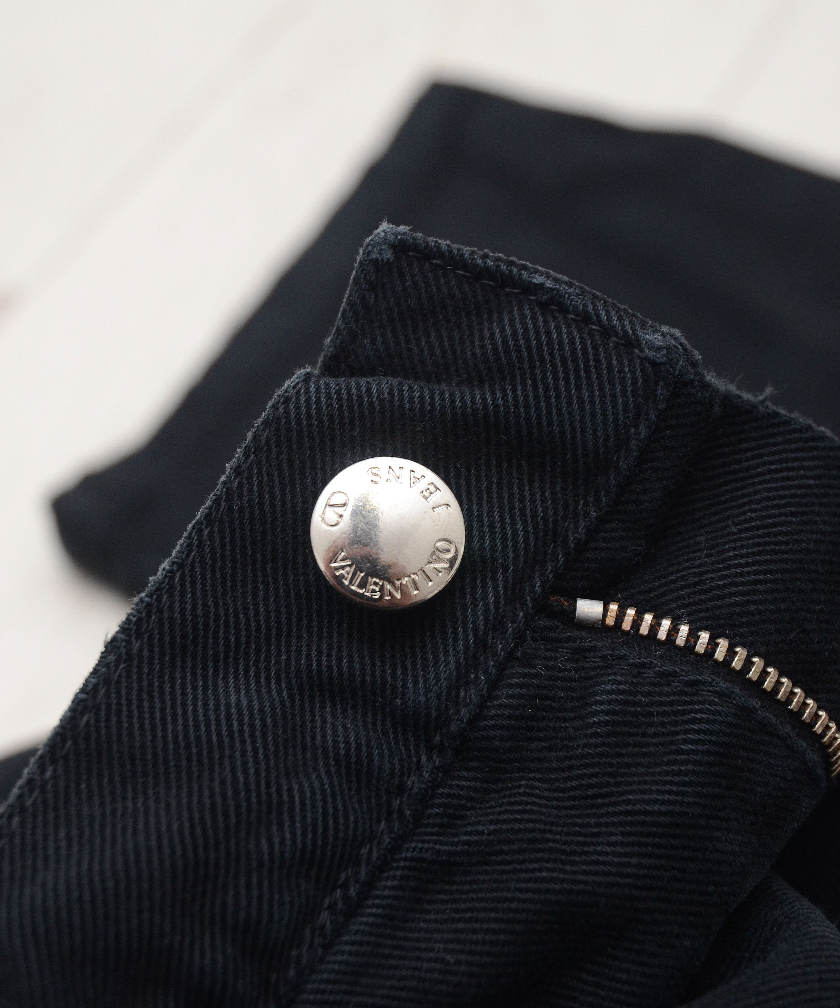 Valentino × Vintage Valentino Jeans Vintage 90s Black Pants Luxury Y2K Size US 34 / EU 50 - 14 Thumbnail