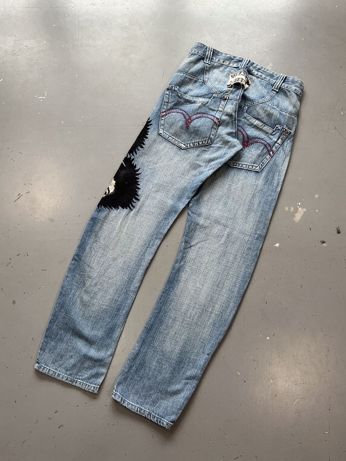 Vintage Vintage jeans men’s embroidered denim Size US 32 / EU 48 - 7 Thumbnail