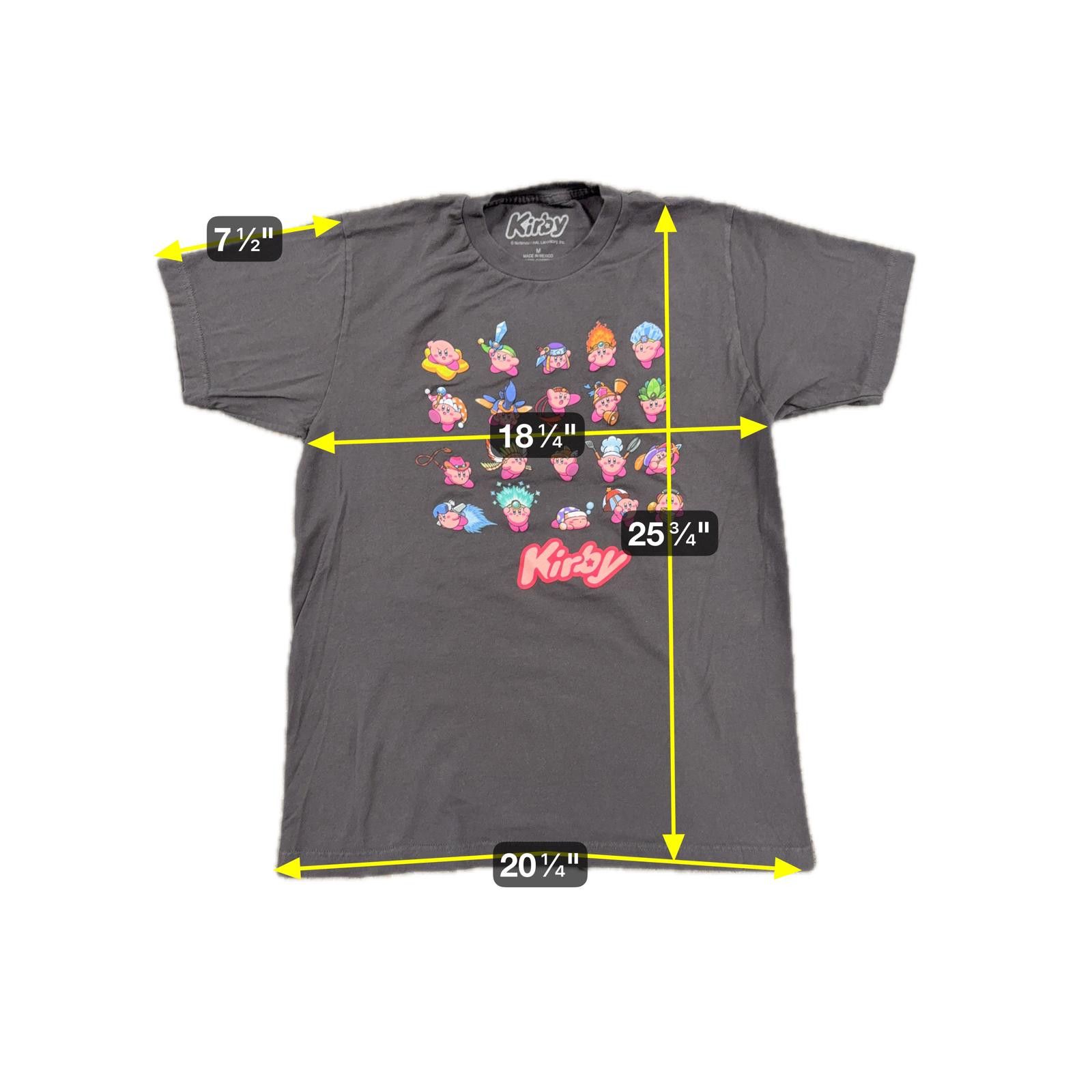 kiryuyrik Nintendo Kirby's Adventure T-Shirt Adult M Size US M / EU 48-50 / 2 - 4 Thumbnail