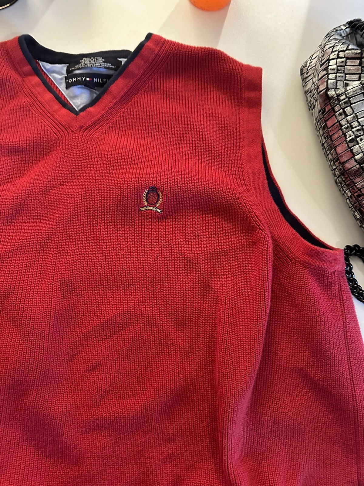 Tommy Hilfiger × Vintage Tommy Hilfiger Sweater Vest Size US M / EU 48-50 / 2 - 6 Thumbnail