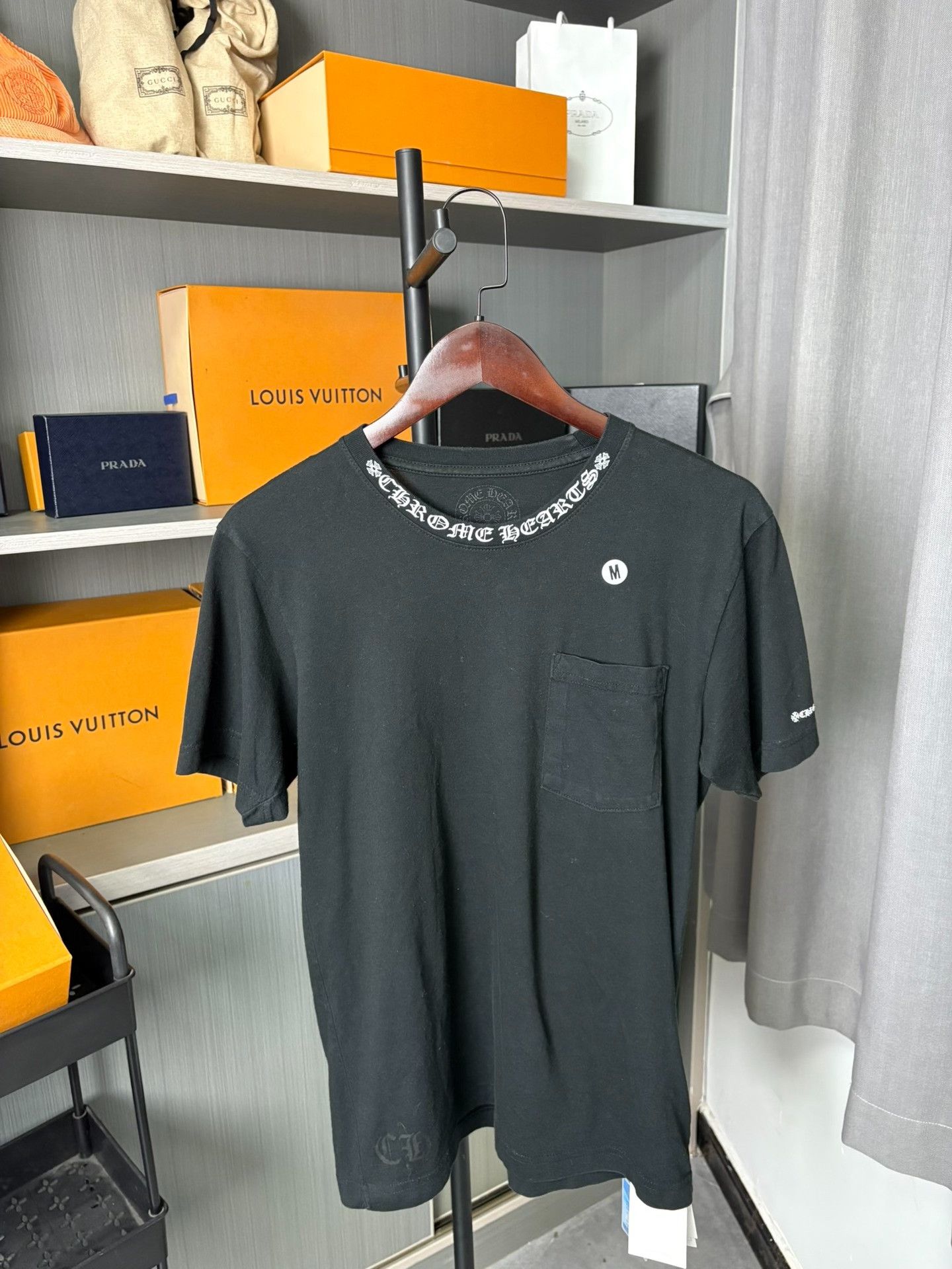 Chrome Hearts Chrome Hearts Black T-Shirt M Men Size US M / EU 48-50 / 2 - 1 Thumbnail